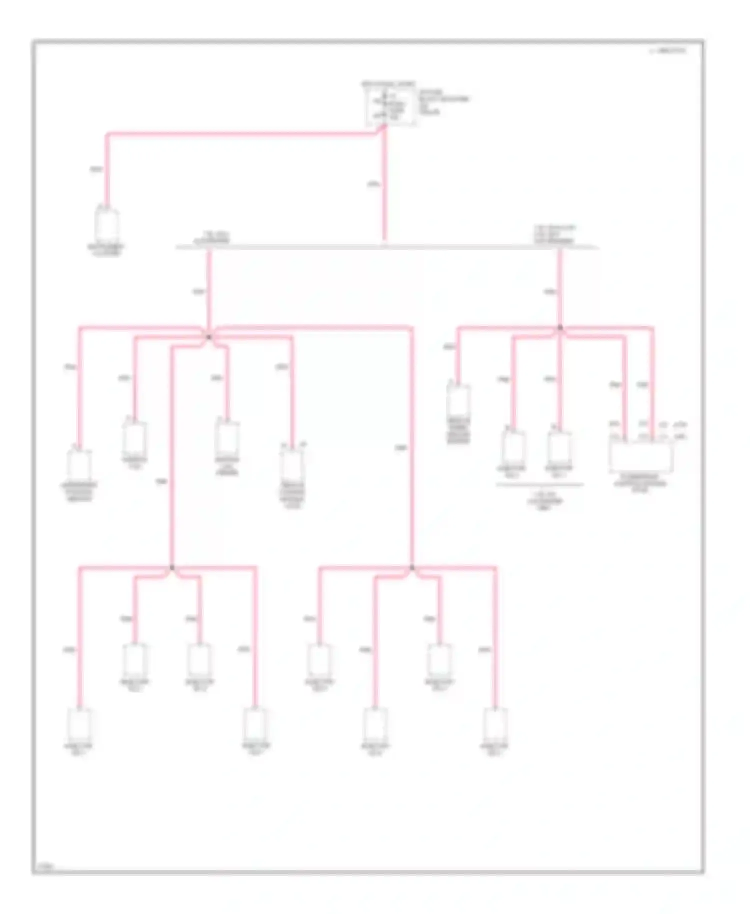 Forward Control P3500 GMC  (1985-1999): Power distribution circuit, motor home chassis (3 of 5)