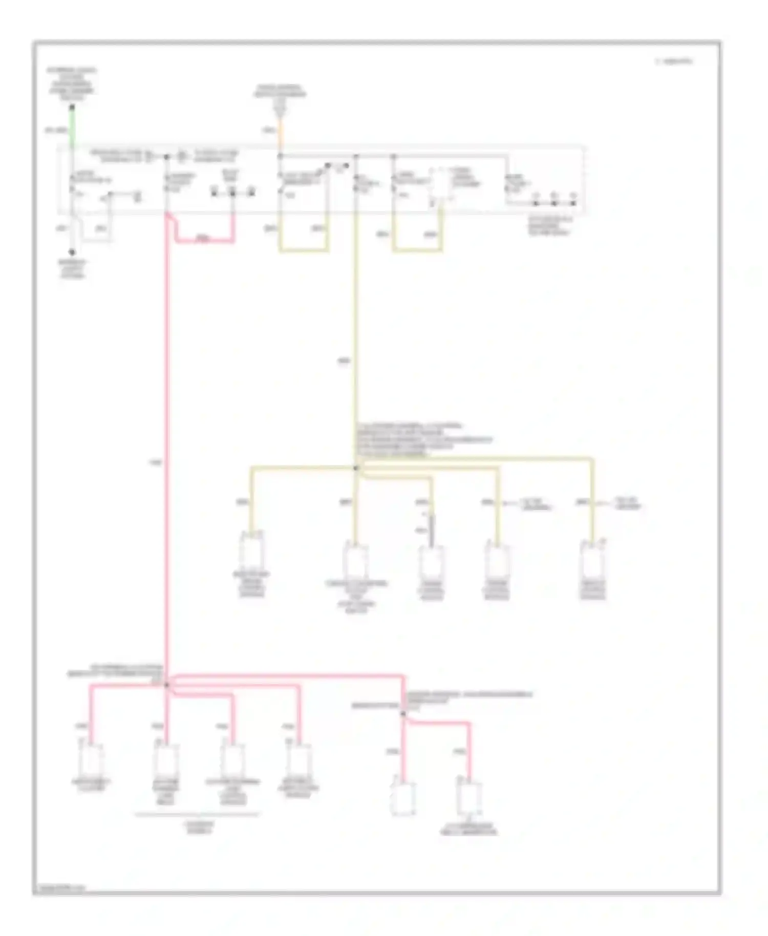 Forward Control P3500 GMC  (1985-1999): Power distribution circuit, motor home chassis (4 of 4)
