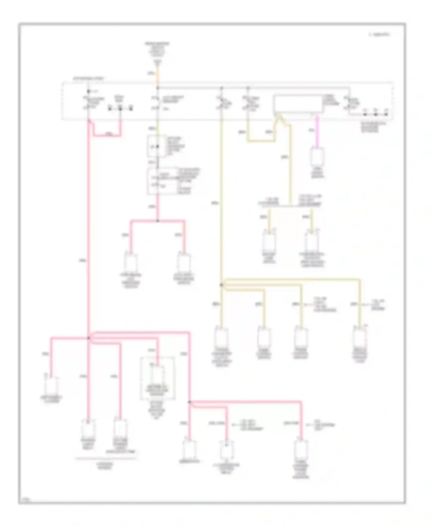 Forward Control P3500 GMC  (1985-1999): Power distribution circuit, motor home chassis (4 of 5)