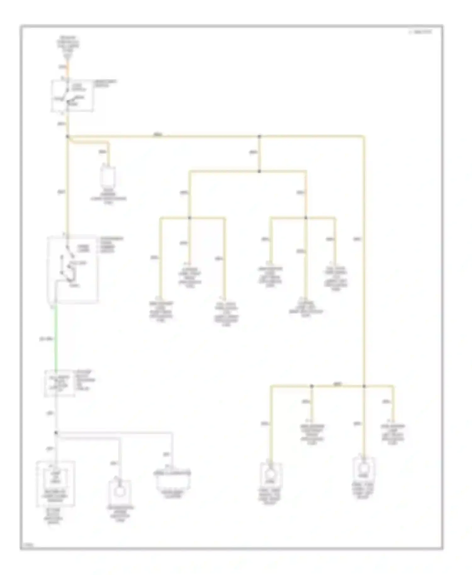 Forward Control P3500 GMC  (1985-1999): Power distribution circuit, motor home chassis (5 of 5)