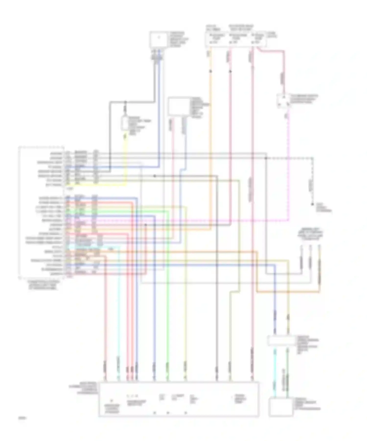 Forward Control P3500 GMC  (1985-1999): 4.3l (vin z), transmission circuit, 4l80-e