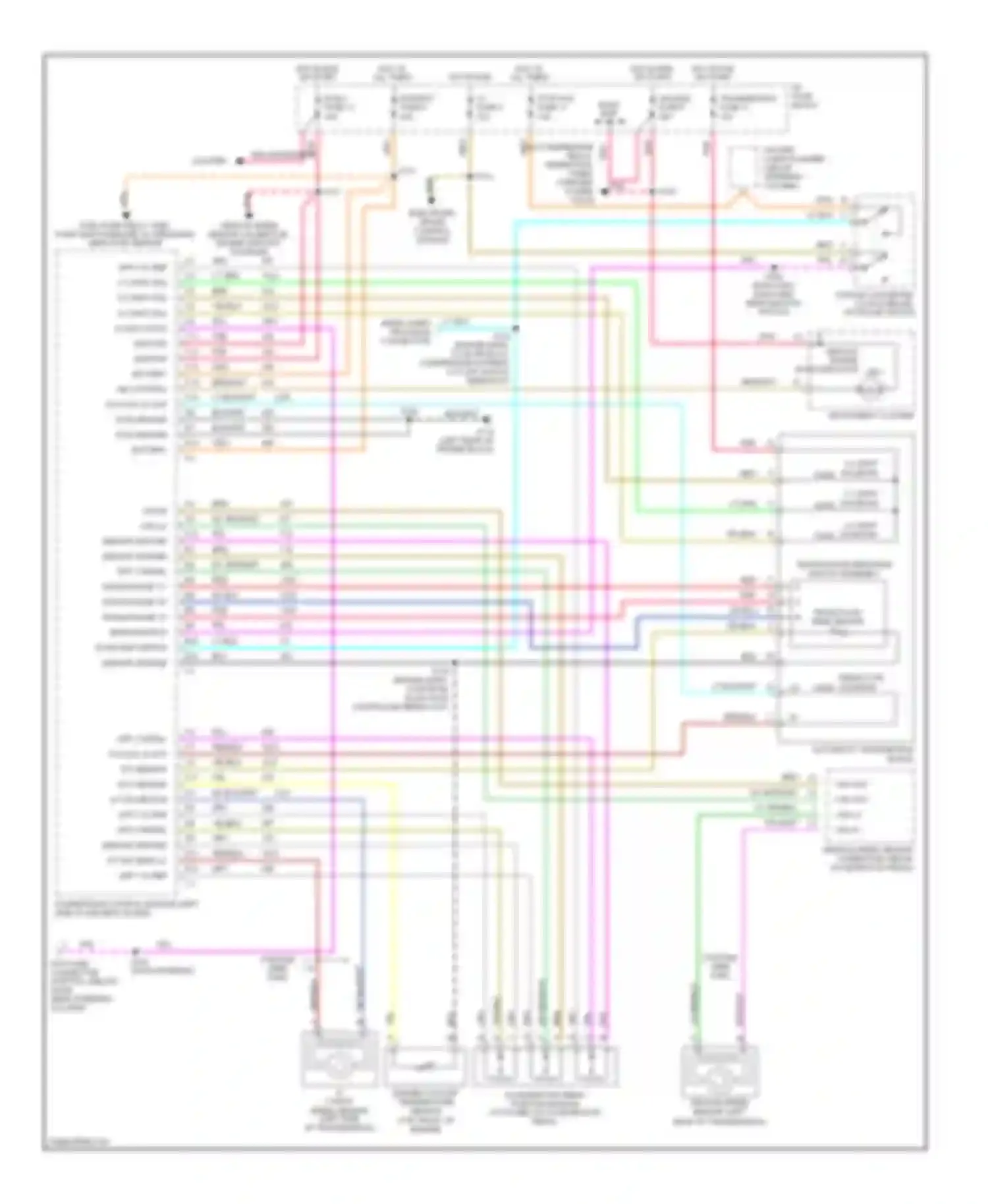 Forward Control P3500 GMC  (1985-1999): 6.5l (vin f), transmission circuit, 4l80-e