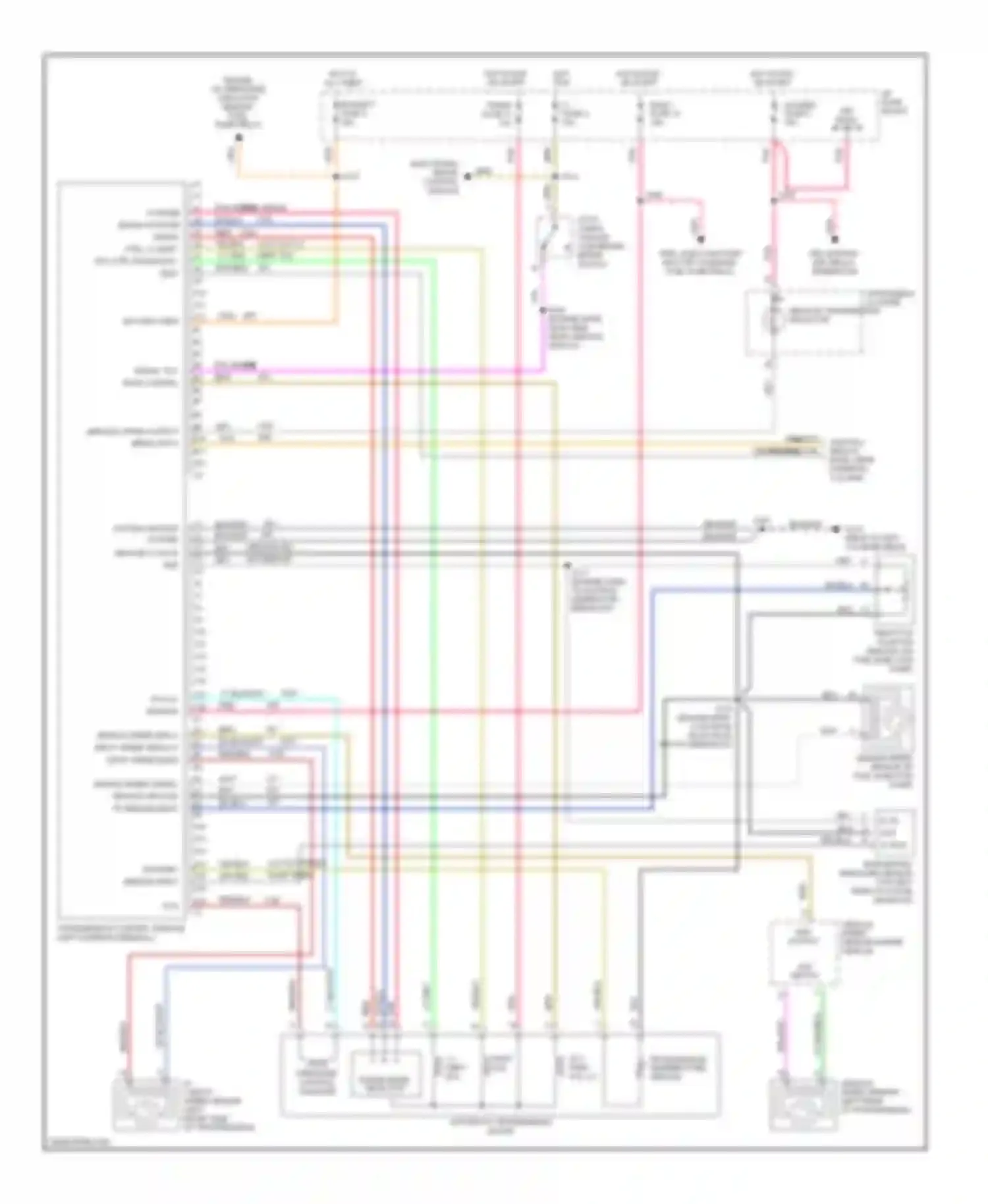 Forward Control P3500 GMC  (1985-1999): 6.5l (vin y), transmission circuit, without electronic engine
controls