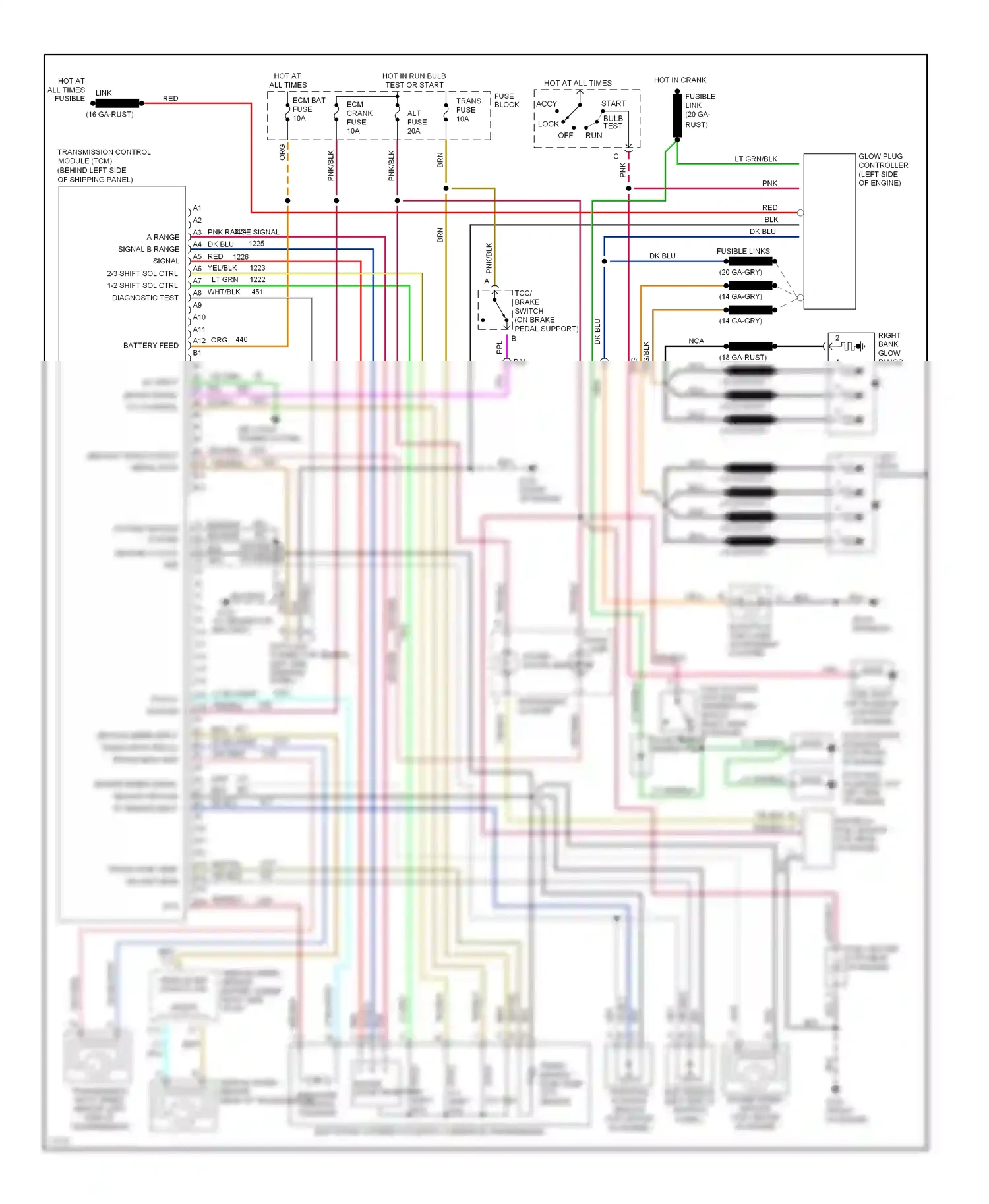 GMC Forward Control P3500  (1985-1999) engine speed signal sensor ground tp sensor input wiring diagram  (2 of 4)