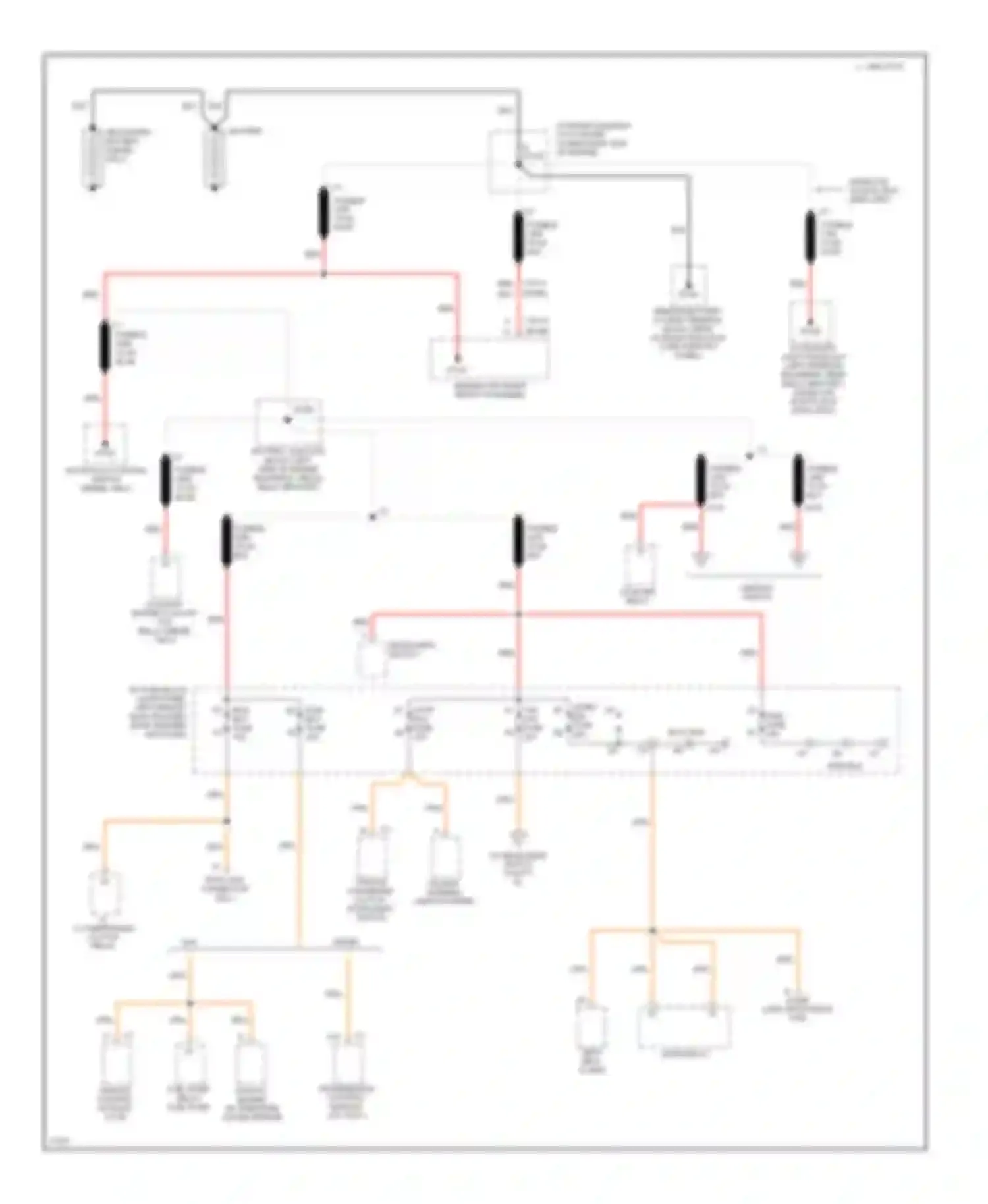 Wiring diagram fusible link 12 ga. blue for GMC Forward Control P3500  (1985-1999) (1 of 2)