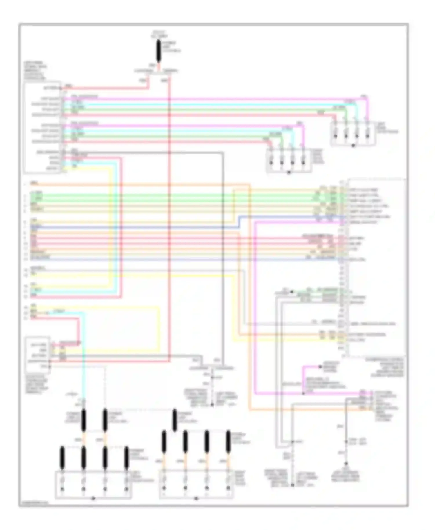 Wiring diagram grd ignition glow plug sig rly ctrl pnk for GMC Forward Control P3500  (1985-1999) (1 of 2)