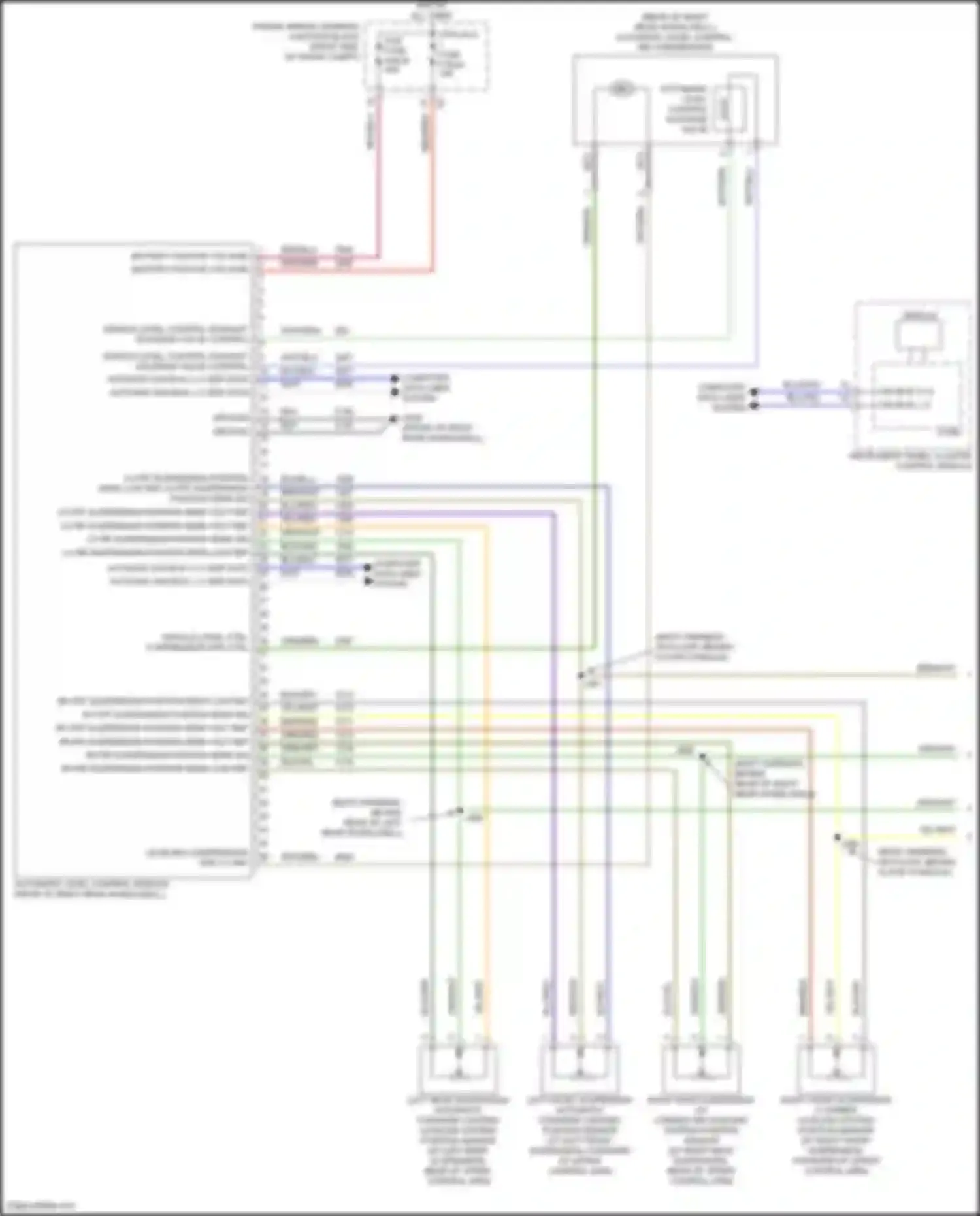 Hummer EV GMC I (2021-2024): Electronic suspension circuit (1 of 2)