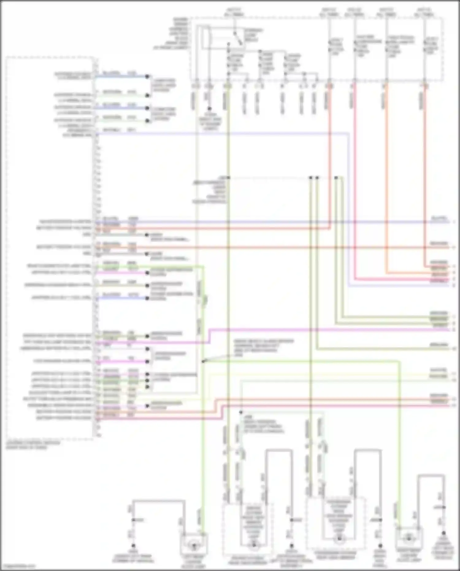 Hummer EV GMC I (2021-2024): Exterior lamps circuit (1 of 5)