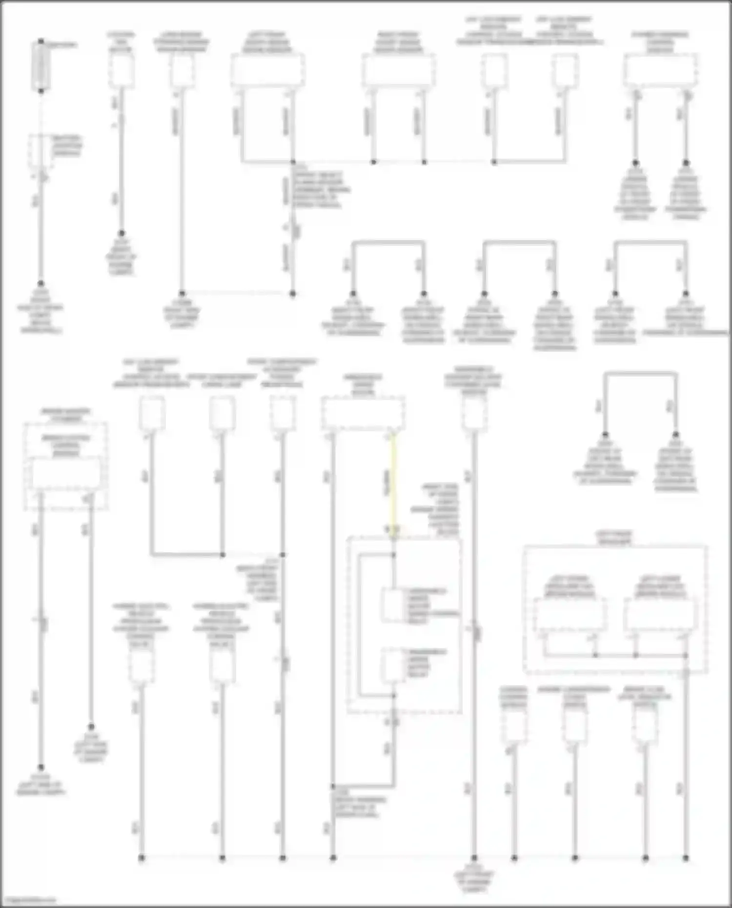 Hummer EV GMC I (2021-2024): Ground distribution circuit (1 of 8)