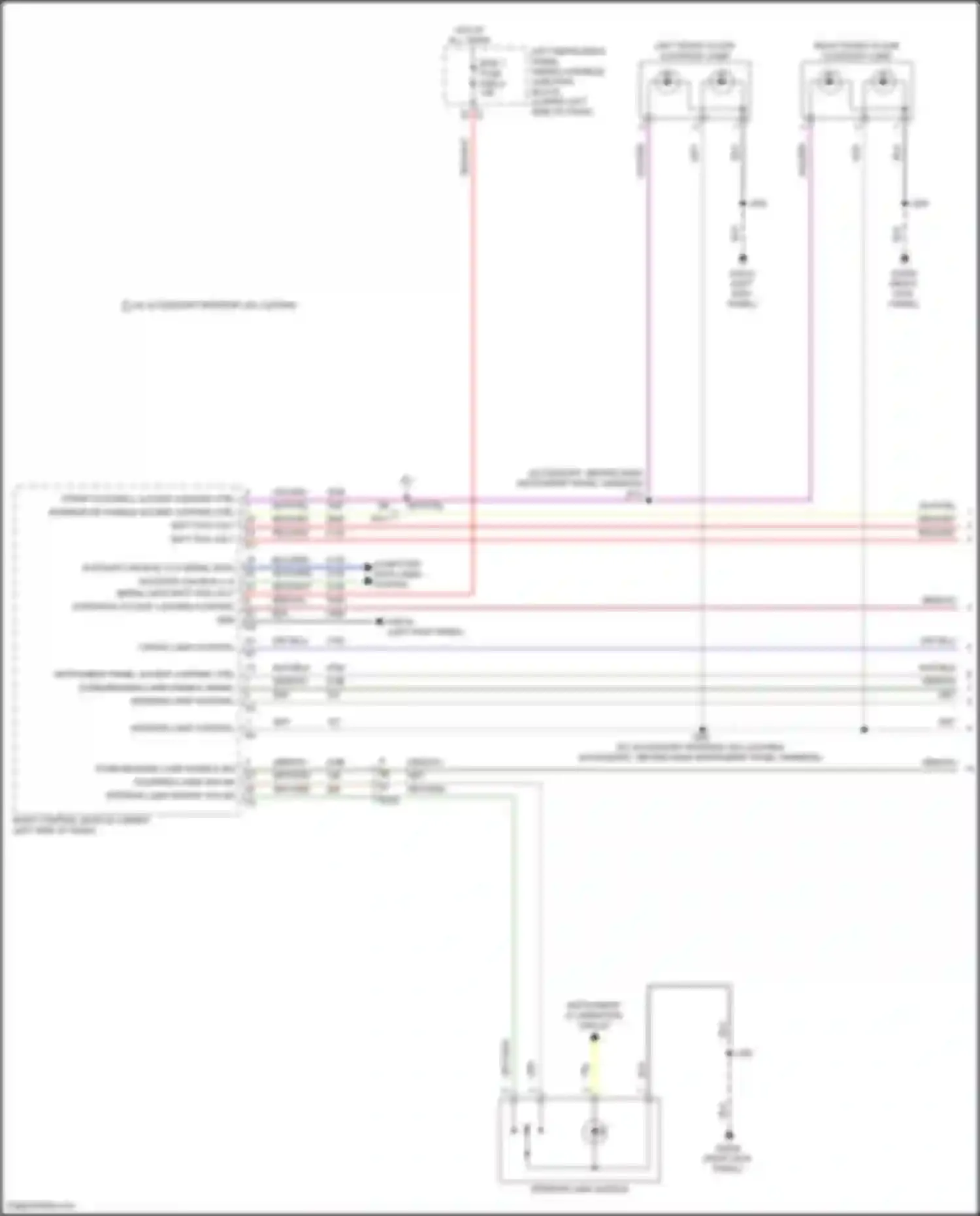 Hummer EV GMC I (2021-2024): Courtesy lamps circuit (1 of 5)