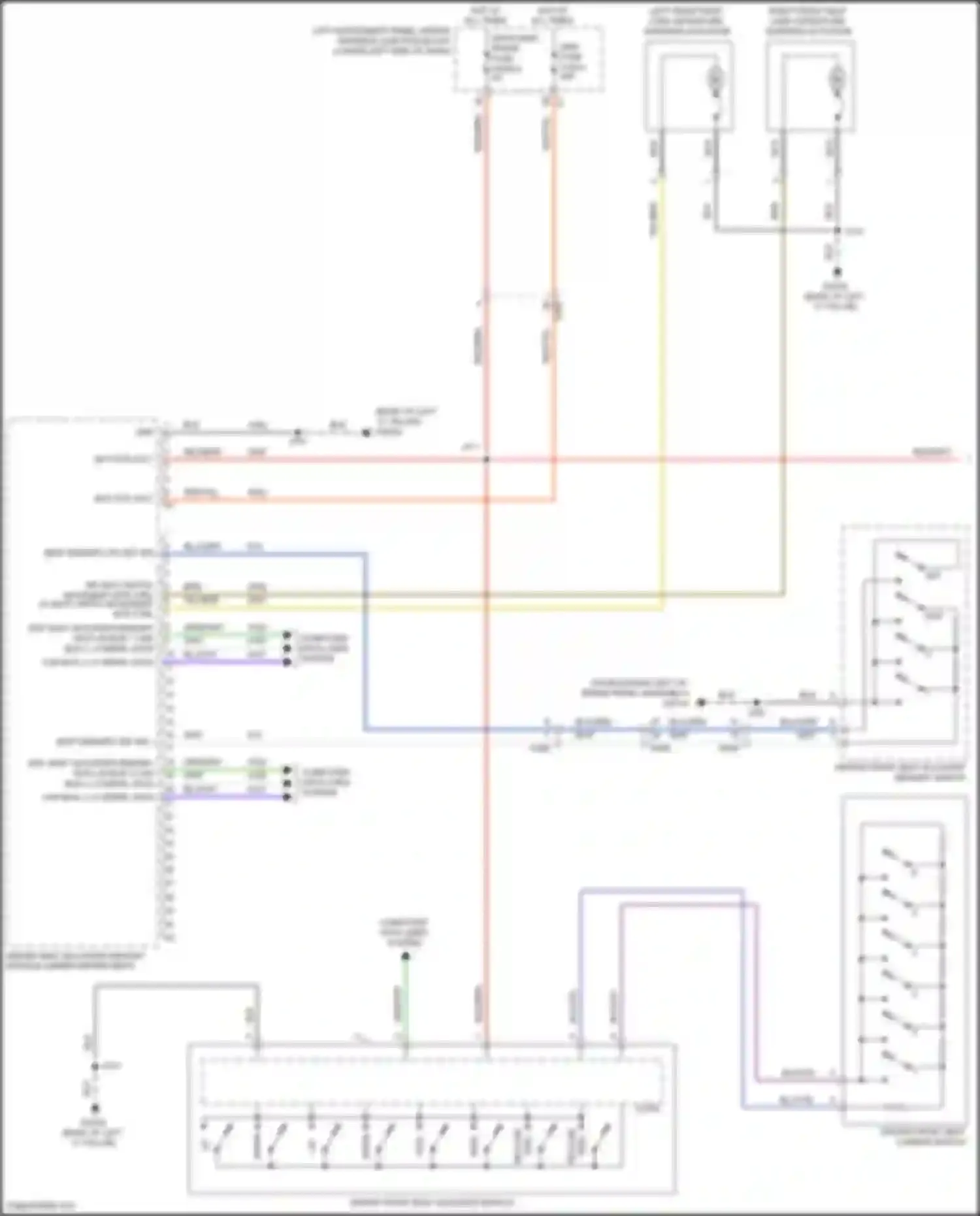Hummer EV GMC I (2021-2024): Driver"s memory seat circuit (1 of 2)