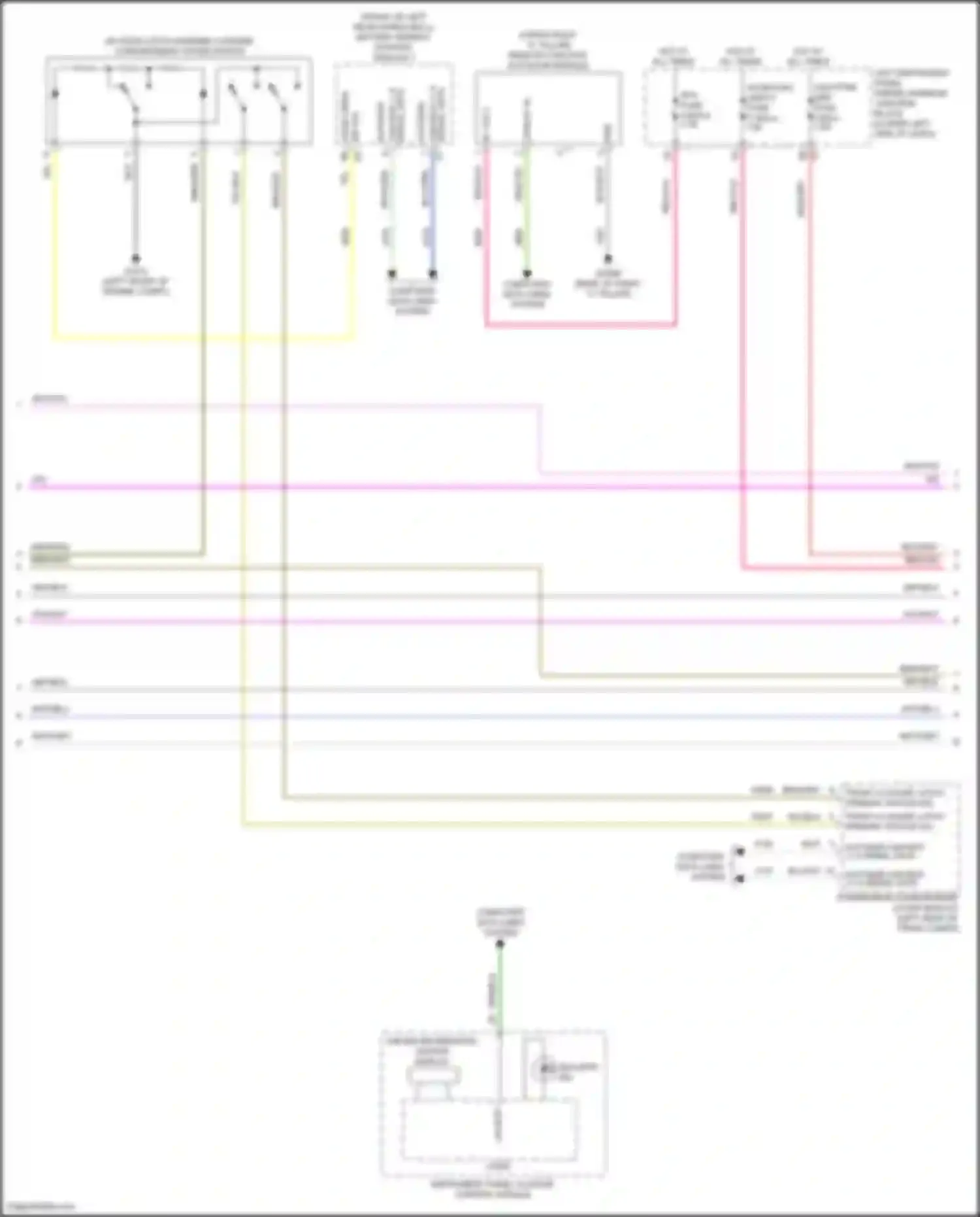Hummer EV GMC I (2021-2024): Power door locks circuit (4 of 6)