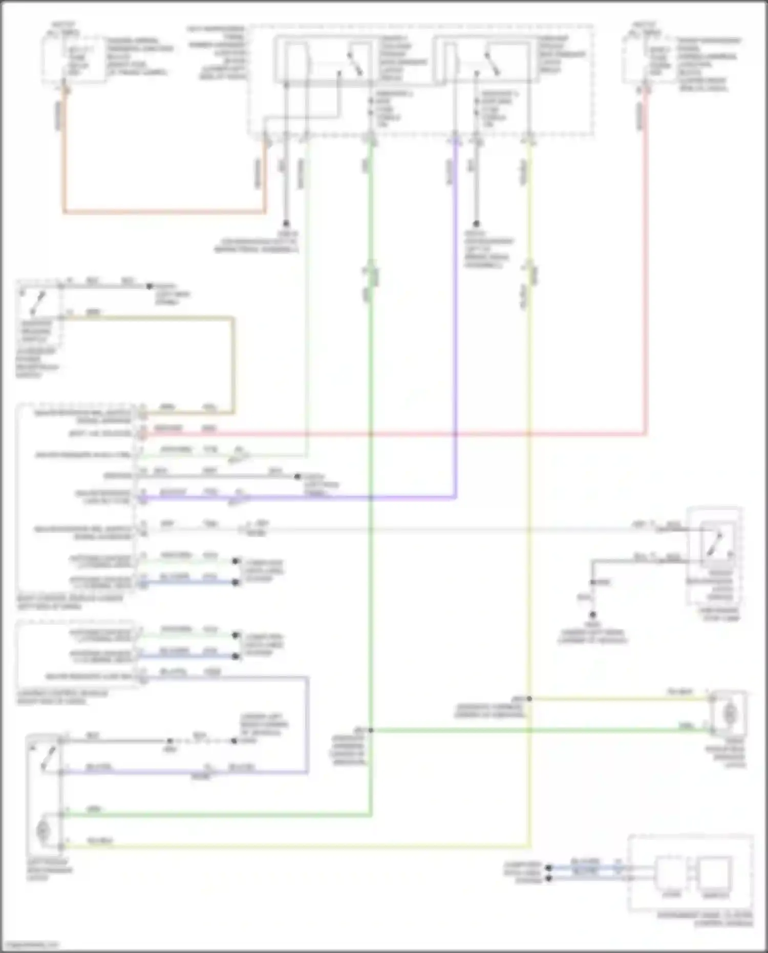 Hummer EV GMC I (2021-2024): Endgate circuit, primary