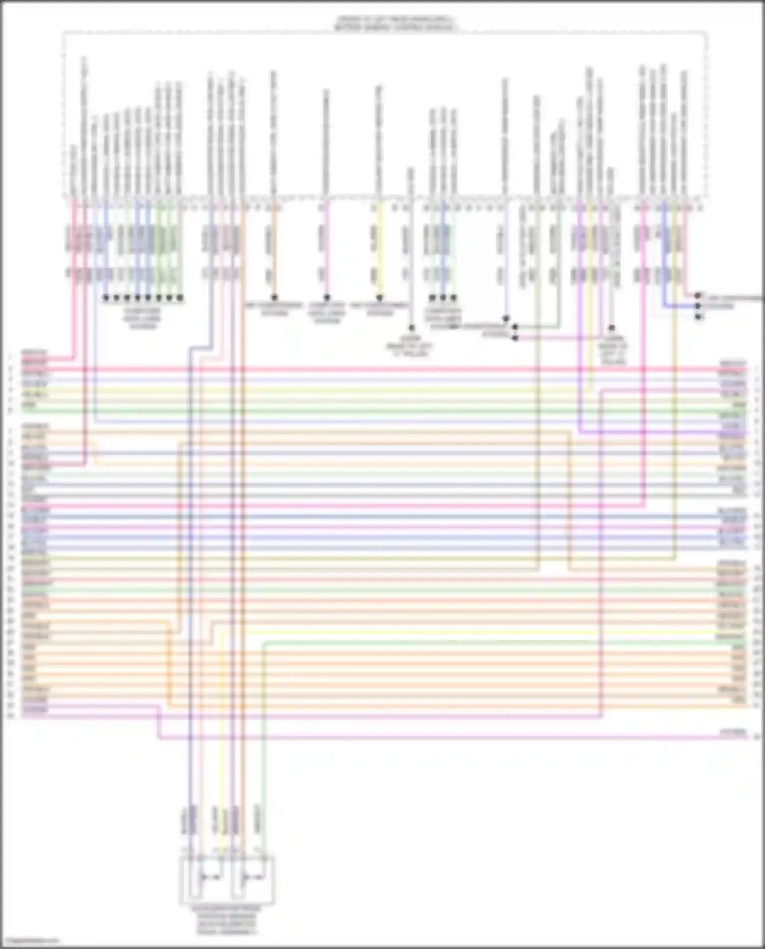 Wiring diagram air conditioning system for GMC Hummer EV I (2021-2024) (3 of 6)