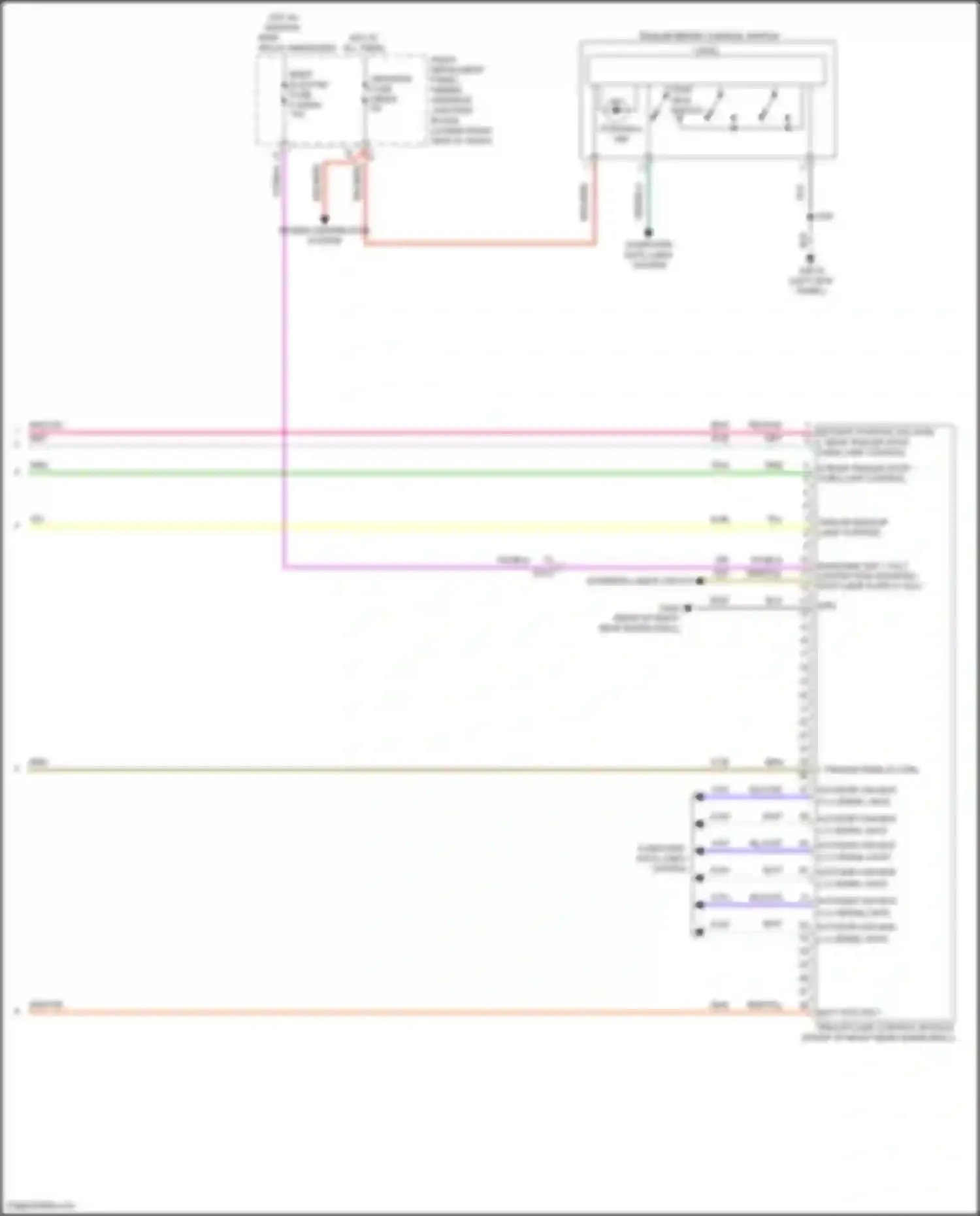 Wiring diagram battery positive voltage l rear trailer stop/ turn lamp control for GMC Hummer EV I (2021-2024) (1 of 1)