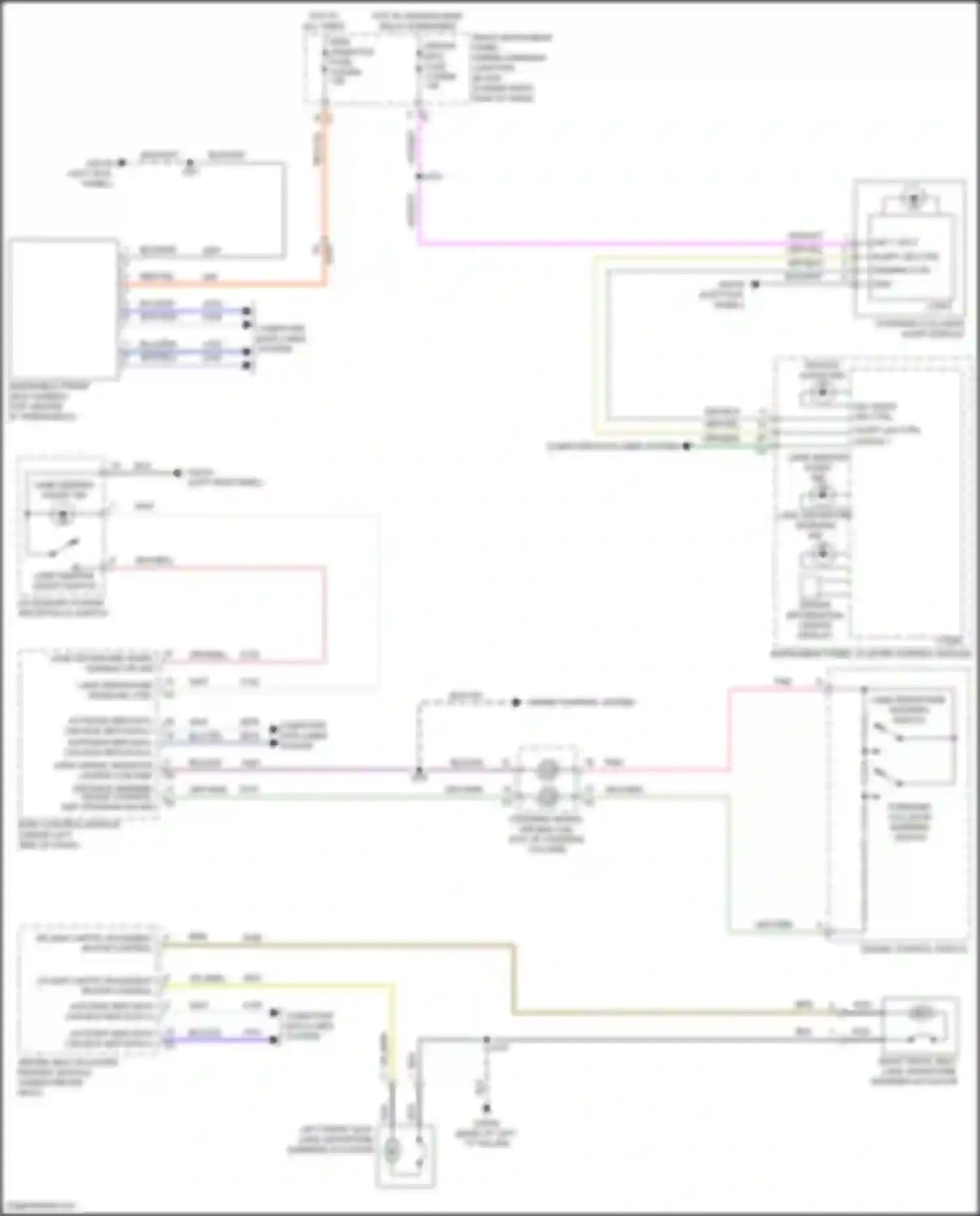 Wiring diagram cruise control system for GMC Hummer EV I (2021-2024) (3 of 3)