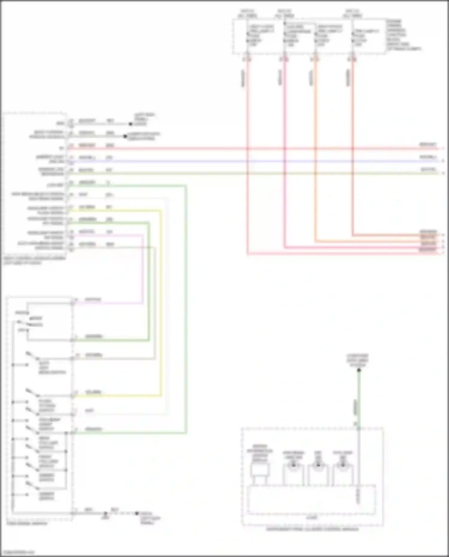 Wiring diagram dimmer switch for GMC Hummer EV I (2021-2024) (2 of 3)
