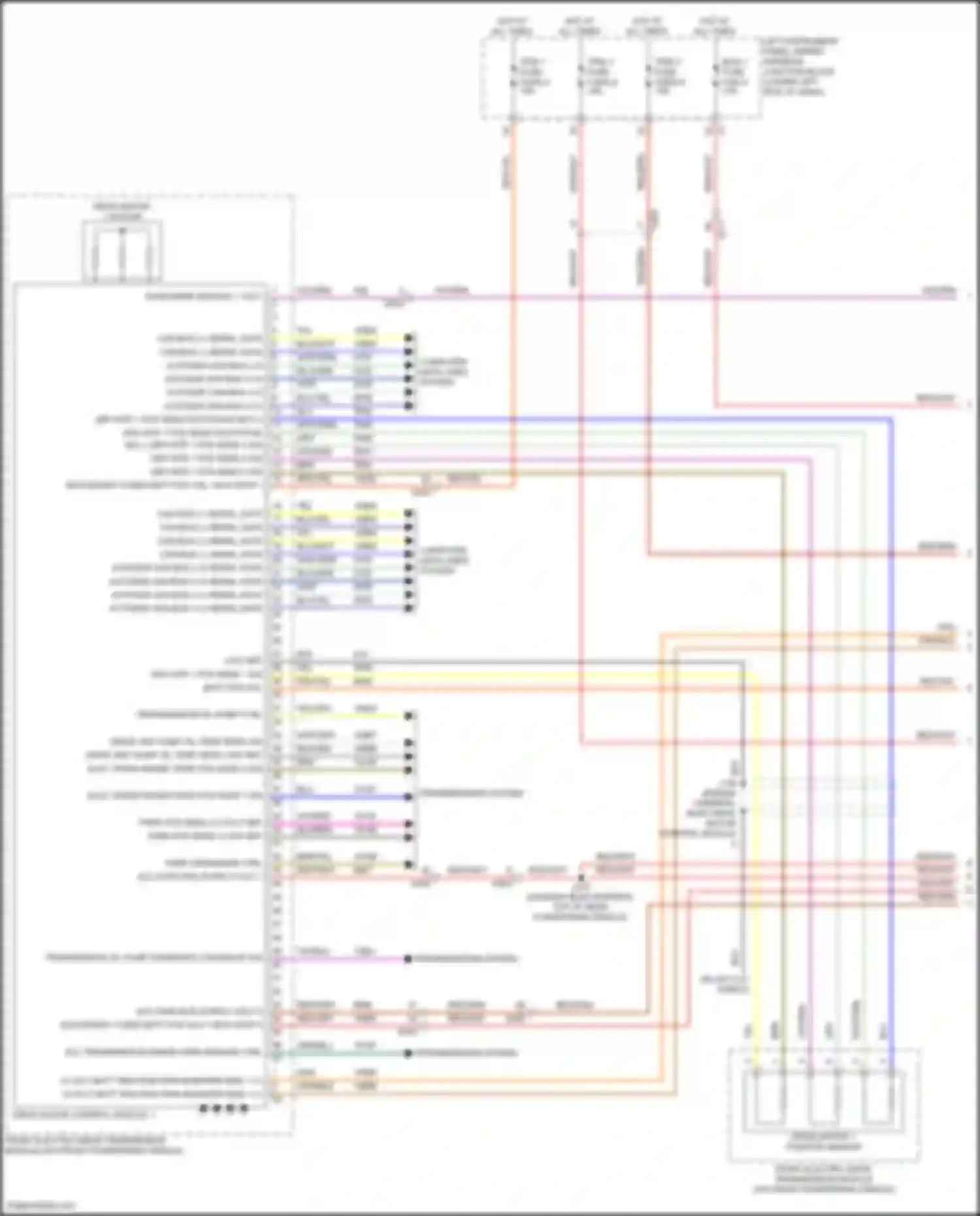 Wiring diagram drive motor control module 1 for GMC Hummer EV I (2021-2024) (5 of 5)