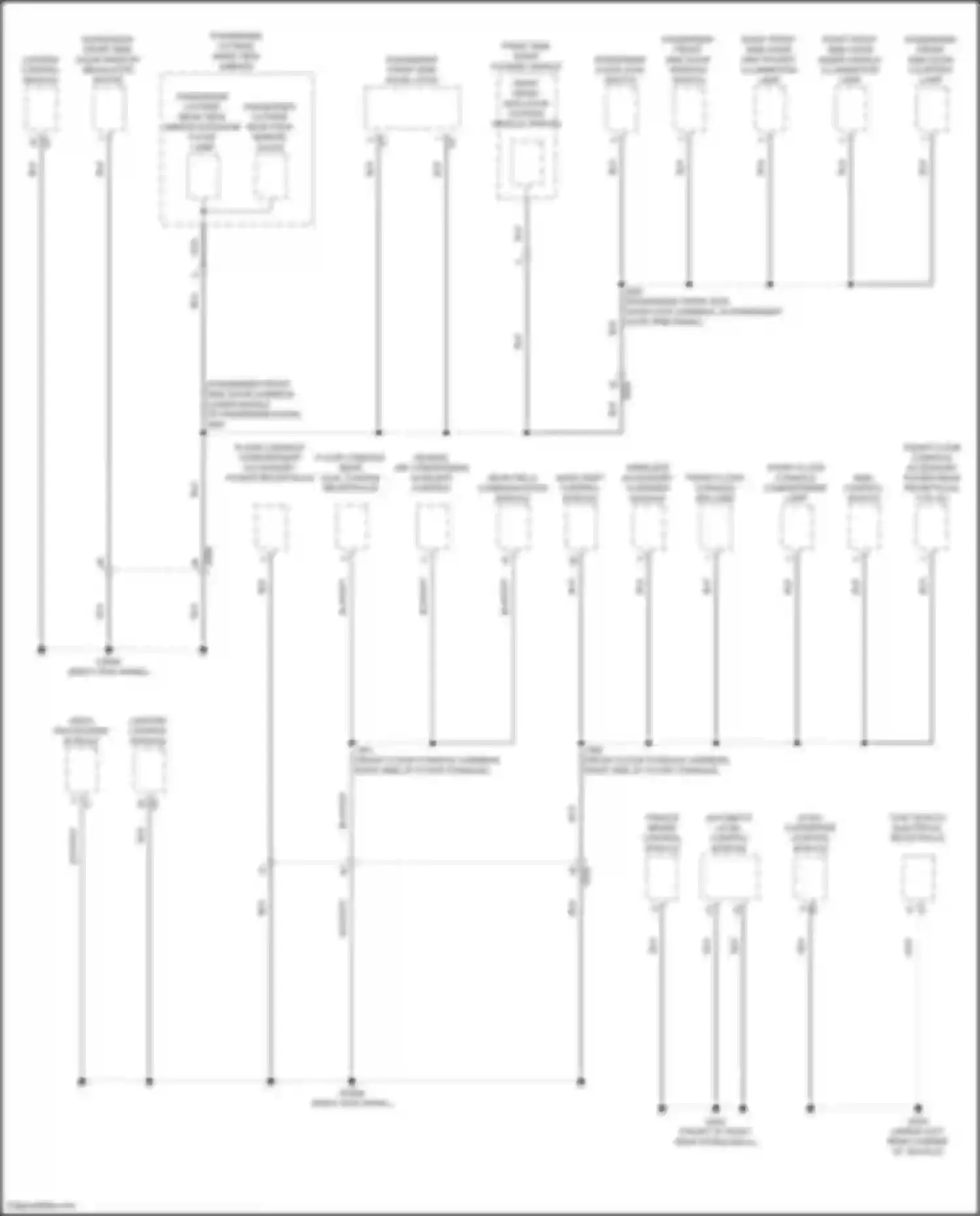 Wiring diagram front floor console bin lamp for GMC Hummer EV I (2021-2024) (2 of 2)