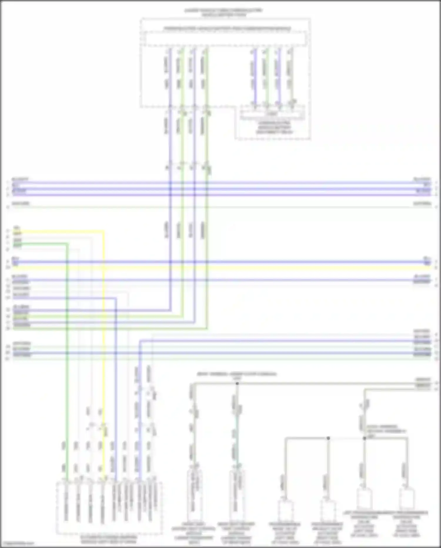 Wiring diagram hybrid/electric vehicle battery disconnect relay for GMC Hummer EV I (2021-2024) (1 of 5)