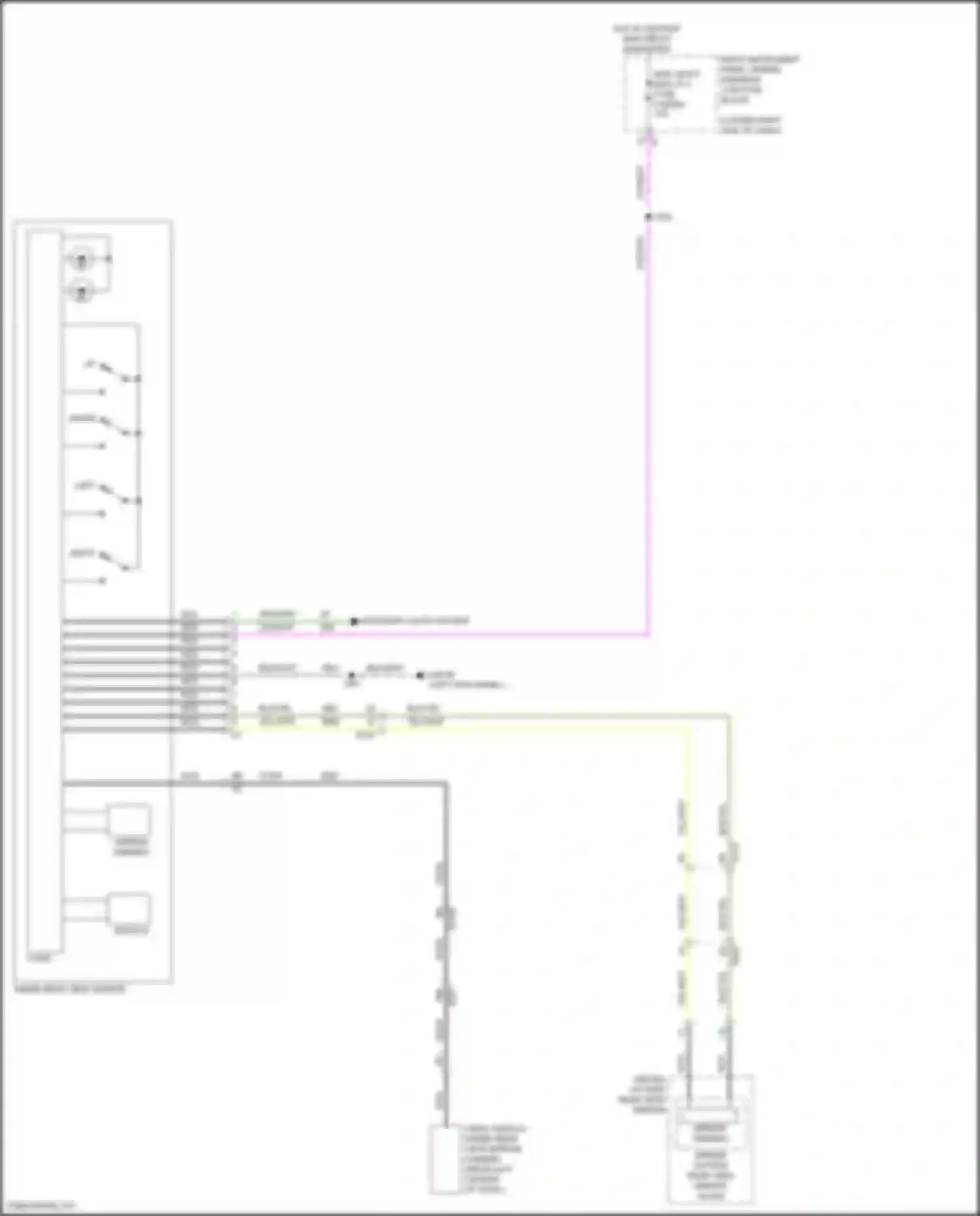 Wiring diagram mirror dimming for GMC Hummer EV I (2021-2024) (2 of 2)