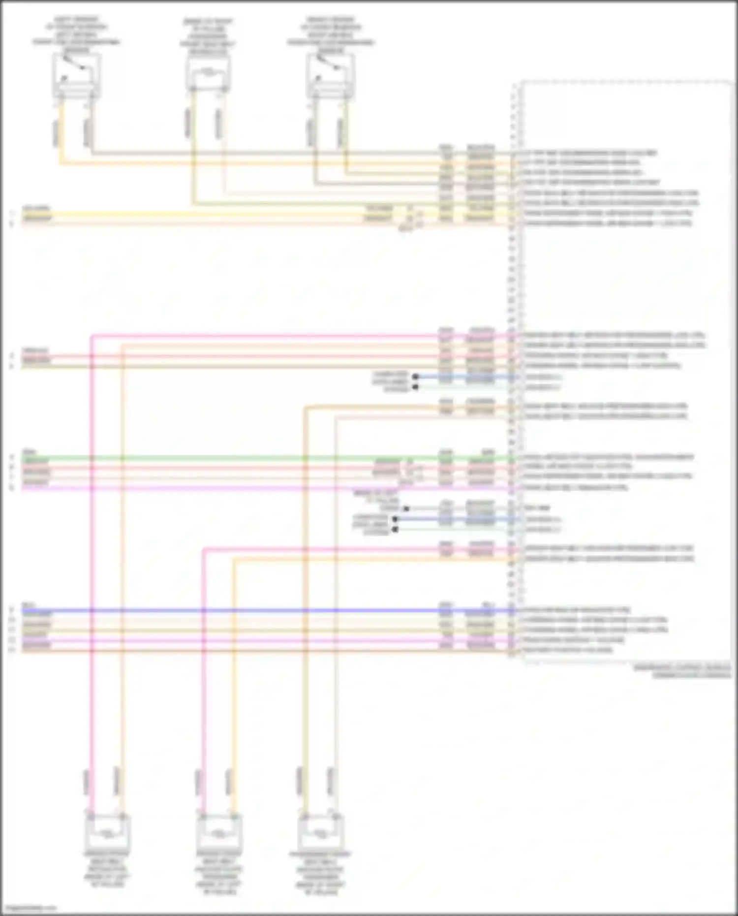 Wiring diagram pass air bag on indicator ctrl for GMC Hummer EV I (2021-2024) (1 of 1)