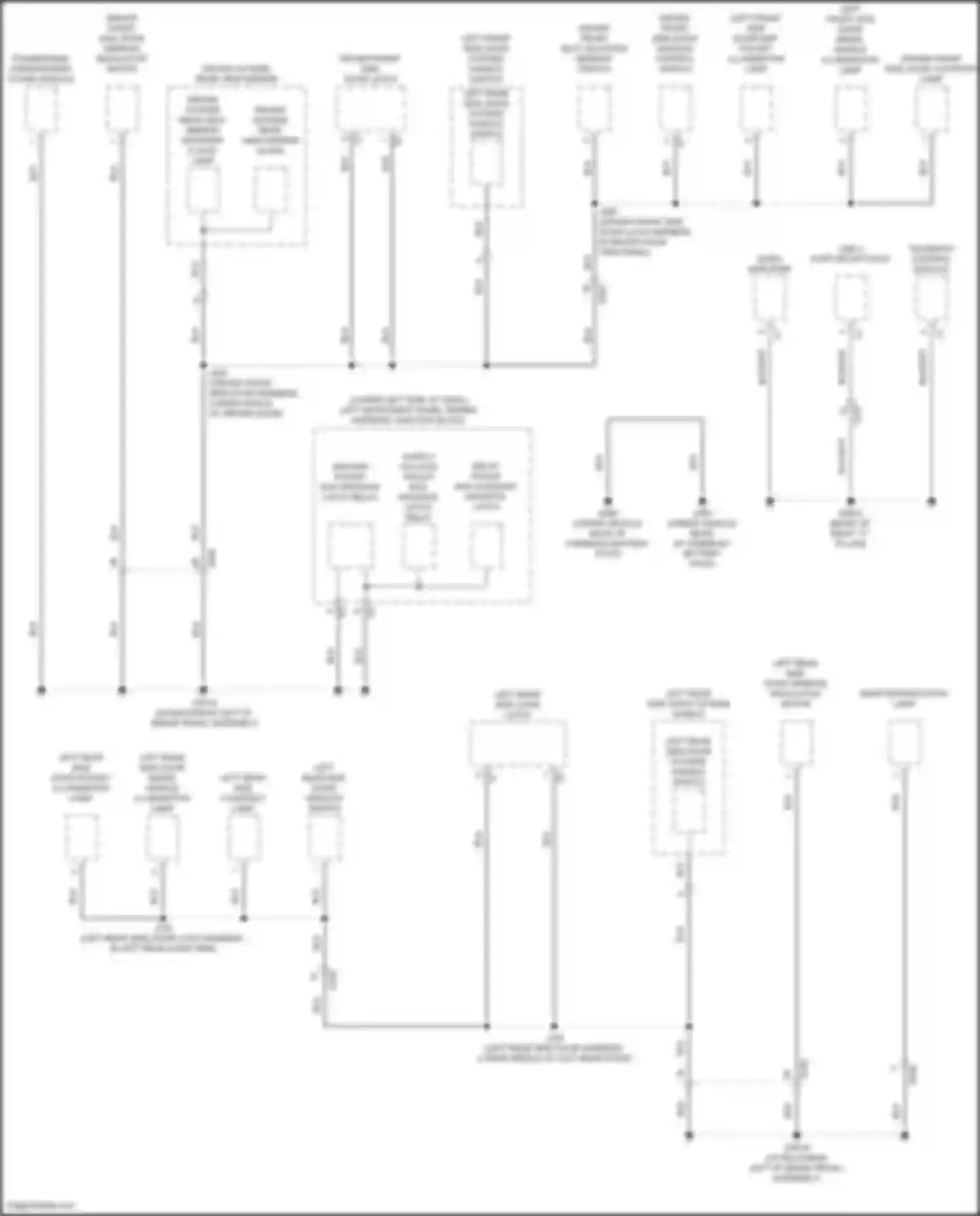 Wiring diagram relay pickup box auxiliary endgate latch for GMC Hummer EV I (2021-2024) (1 of 1)