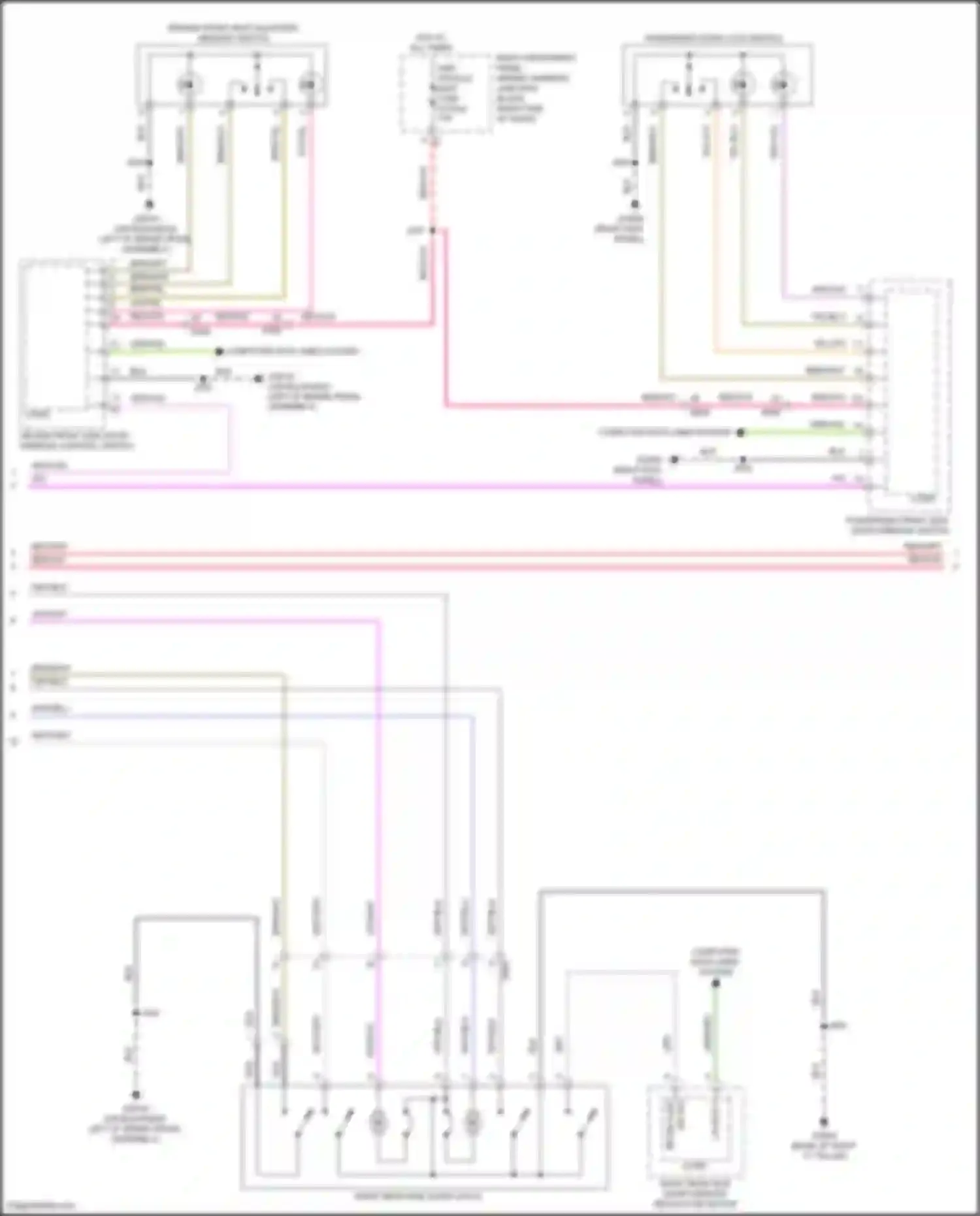 Wiring diagram right end of dash) for GMC Hummer EV I (2021-2024) (1 of 5)
