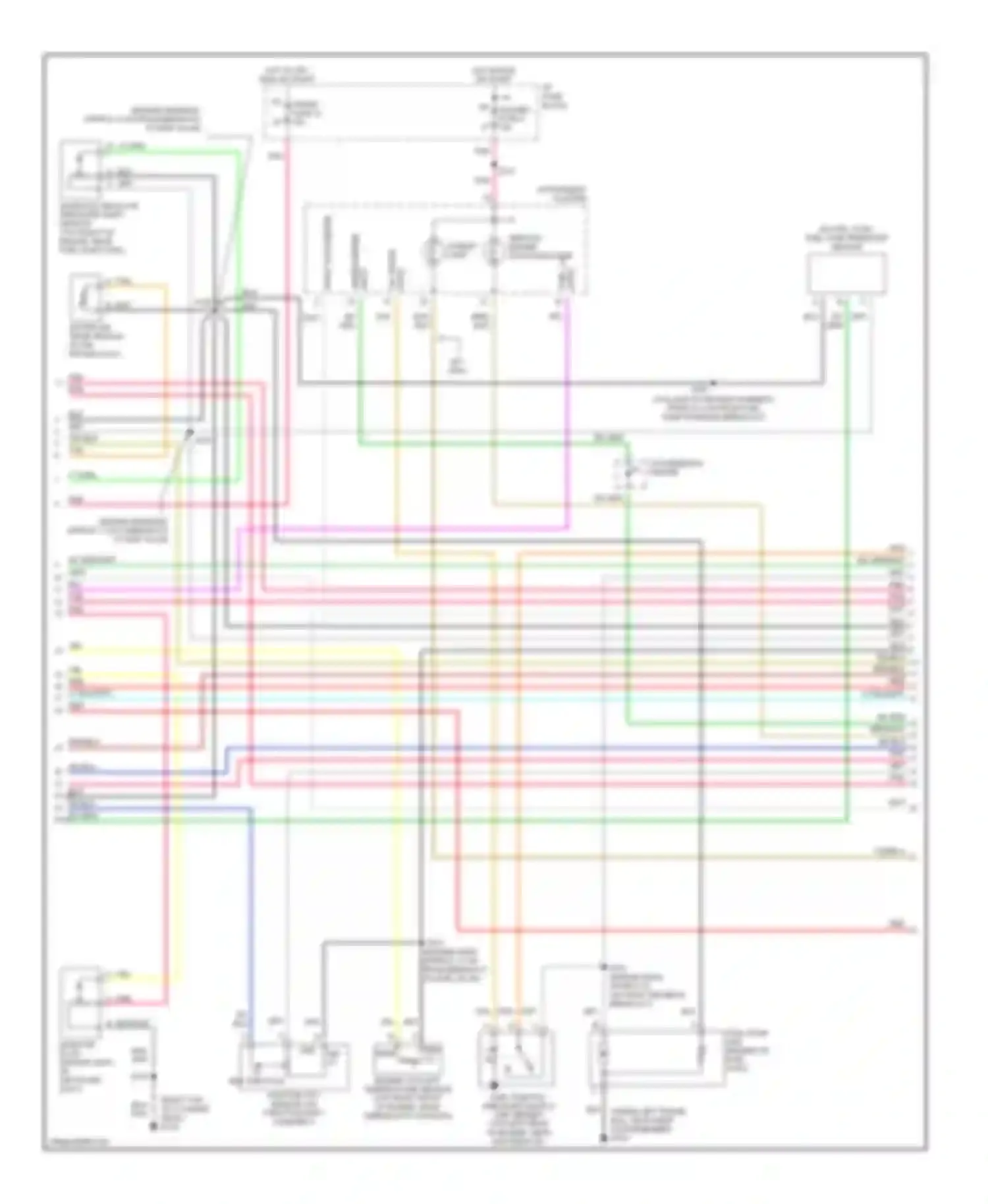 Pickup C1500 GMC  (1985-1999): Wiring diagram engine performance 4.3l (vin w)s (3 of 4)