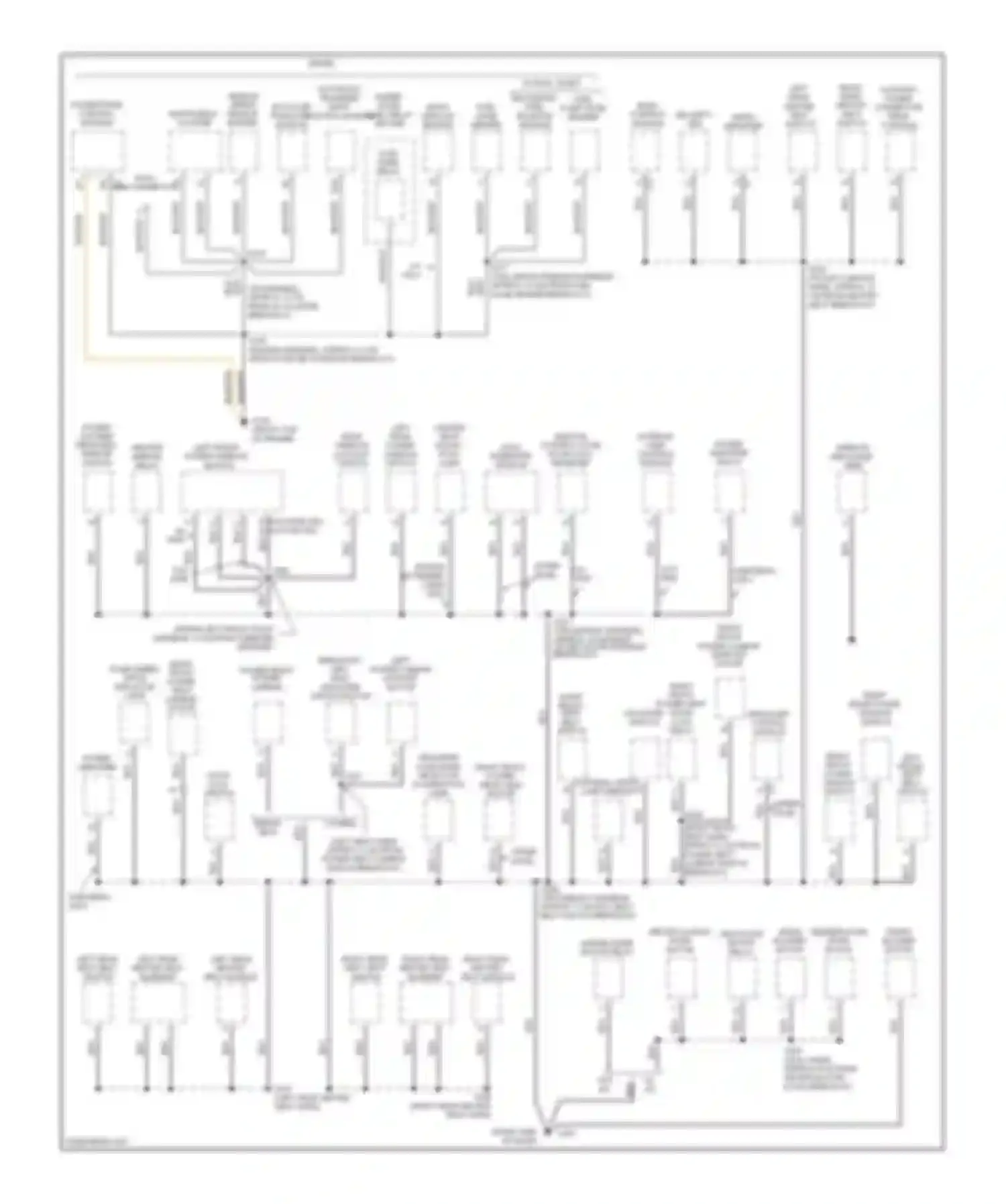 Pickup C1500 GMC  (1985-1999): Ground distribution circuit (3 of 4)