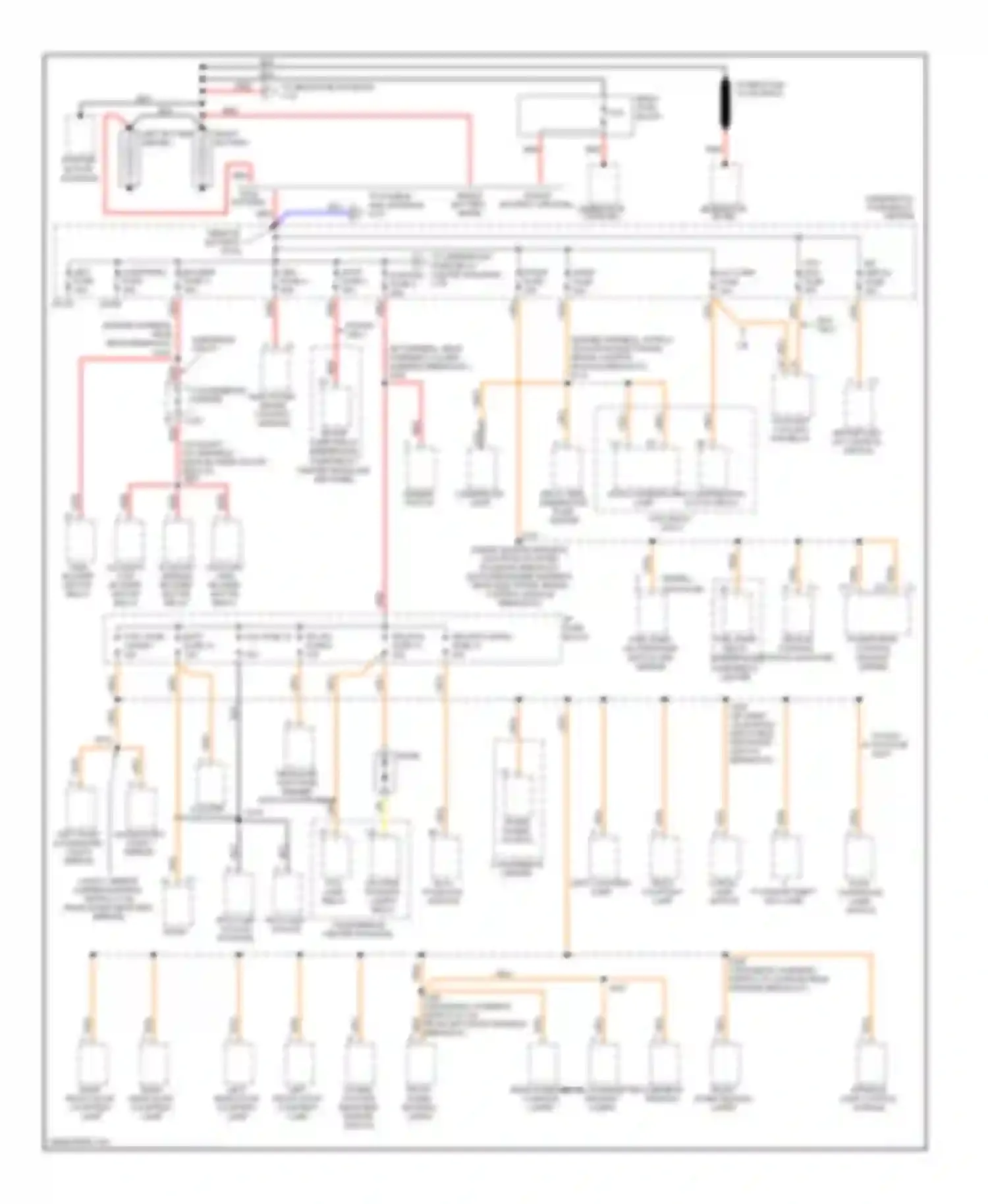 Pickup C1500 GMC  (1985-1999): Power distribution circuit (1 of 5)