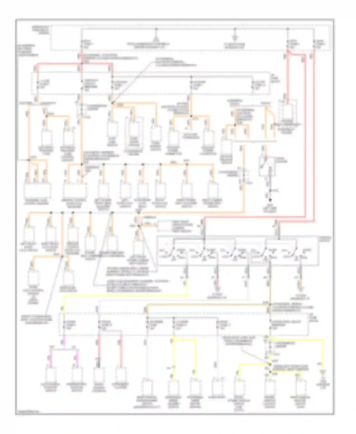 Pickup C1500 GMC  (1985-1999): Power distribution circuit (2 of 5)
