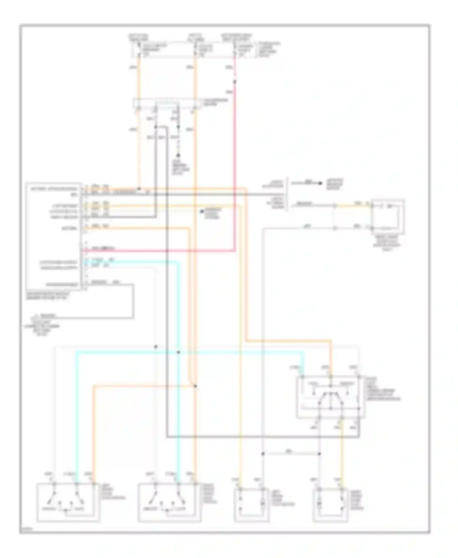 Pickup C1500 GMC  (1985-1999): Keyless entry circuit, 2 door