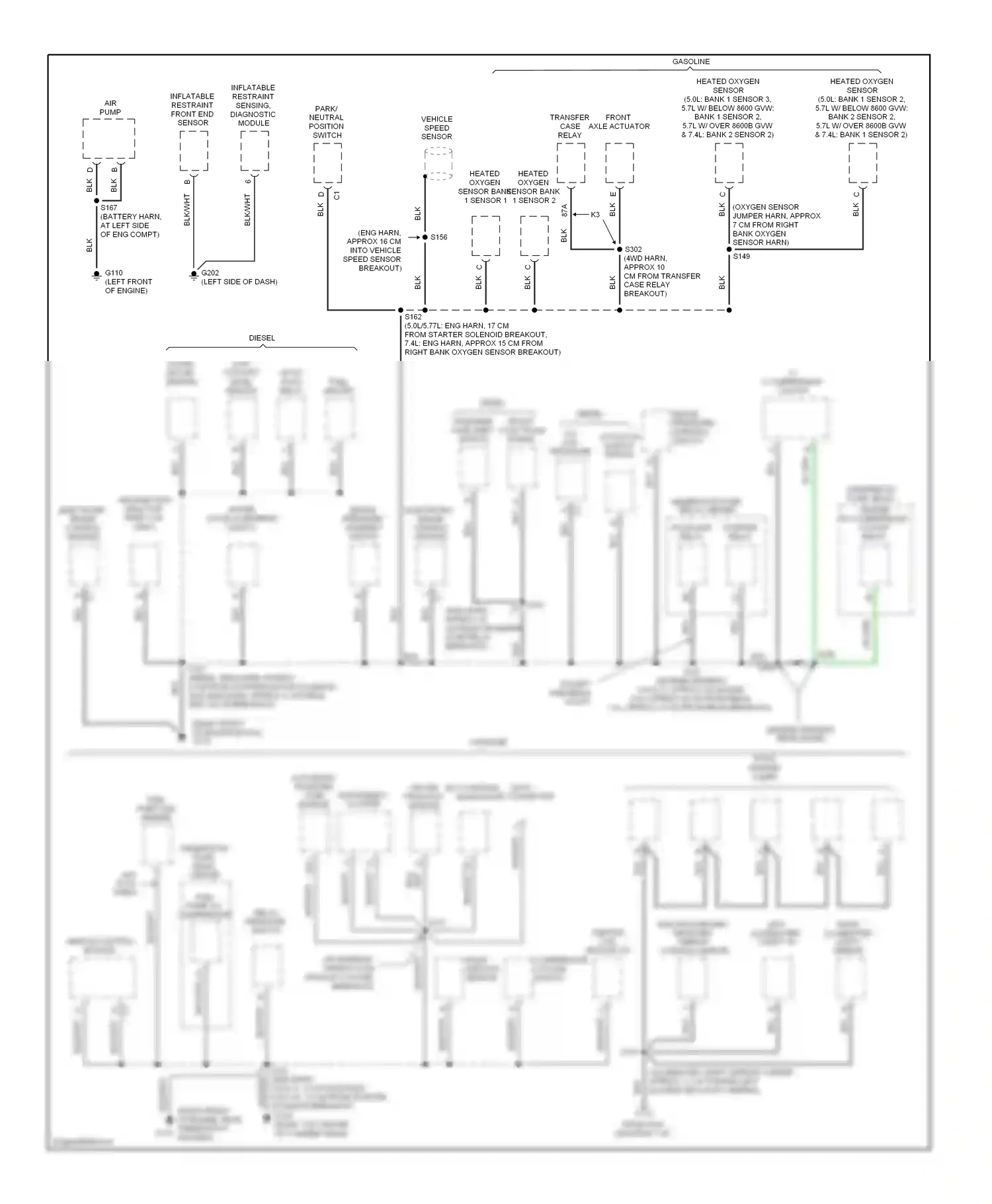 GMC Pickup C1500  (1985-1999) automatic transfer case module wiring diagram  (1 of 1)