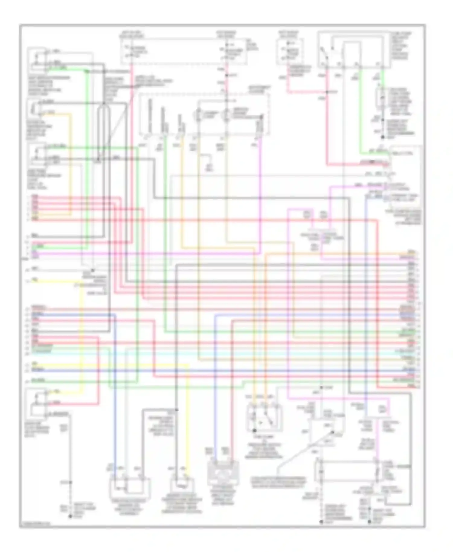 Pickup C2500 GMC  (1985-2000): Wiring diagram engine performance 5.0l (vin m)s (3 of 4)