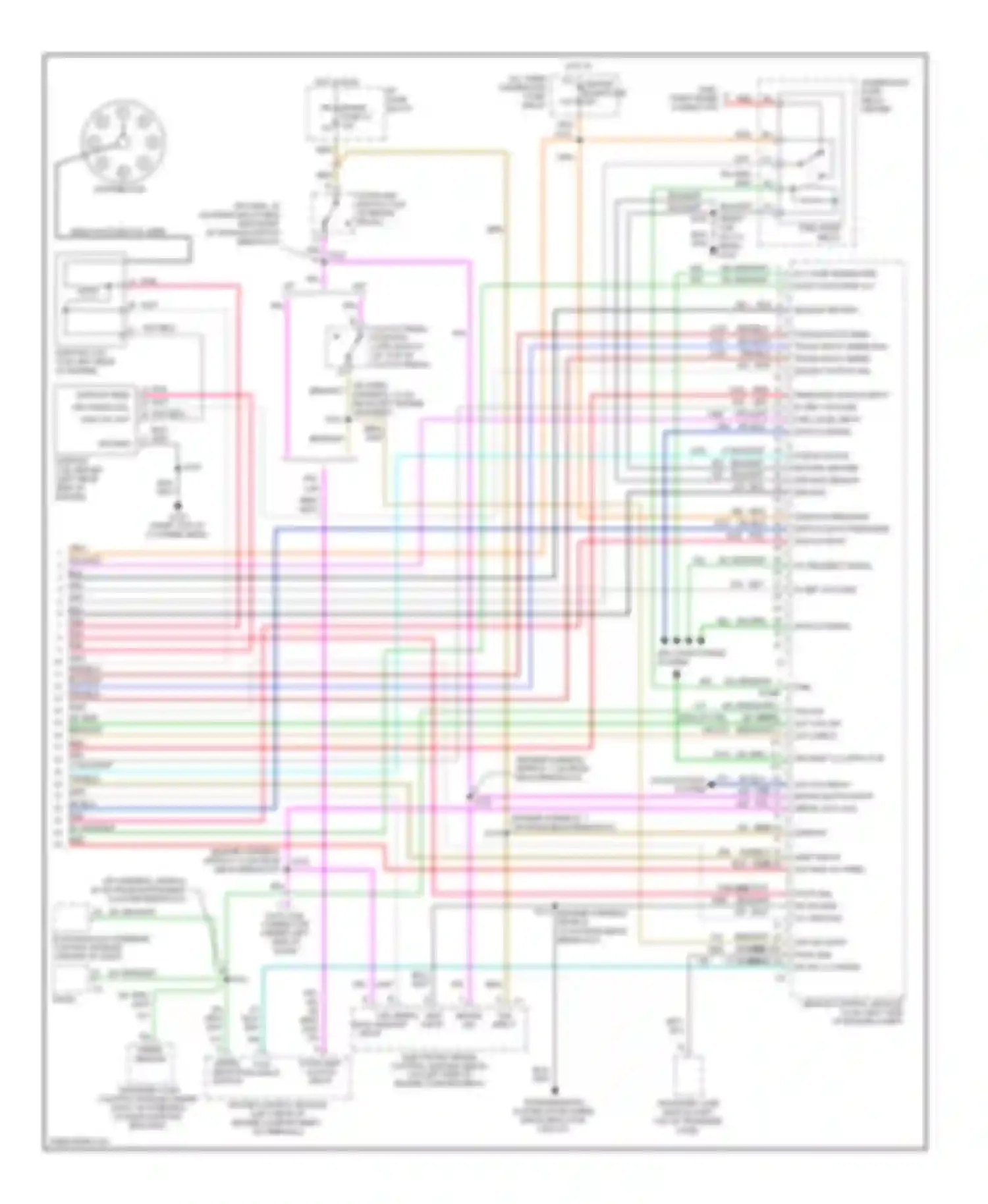 Pickup C2500 GMC  (1985-2000): Wiring diagram engine performance 5.0l (vin m)s (4 of 4)