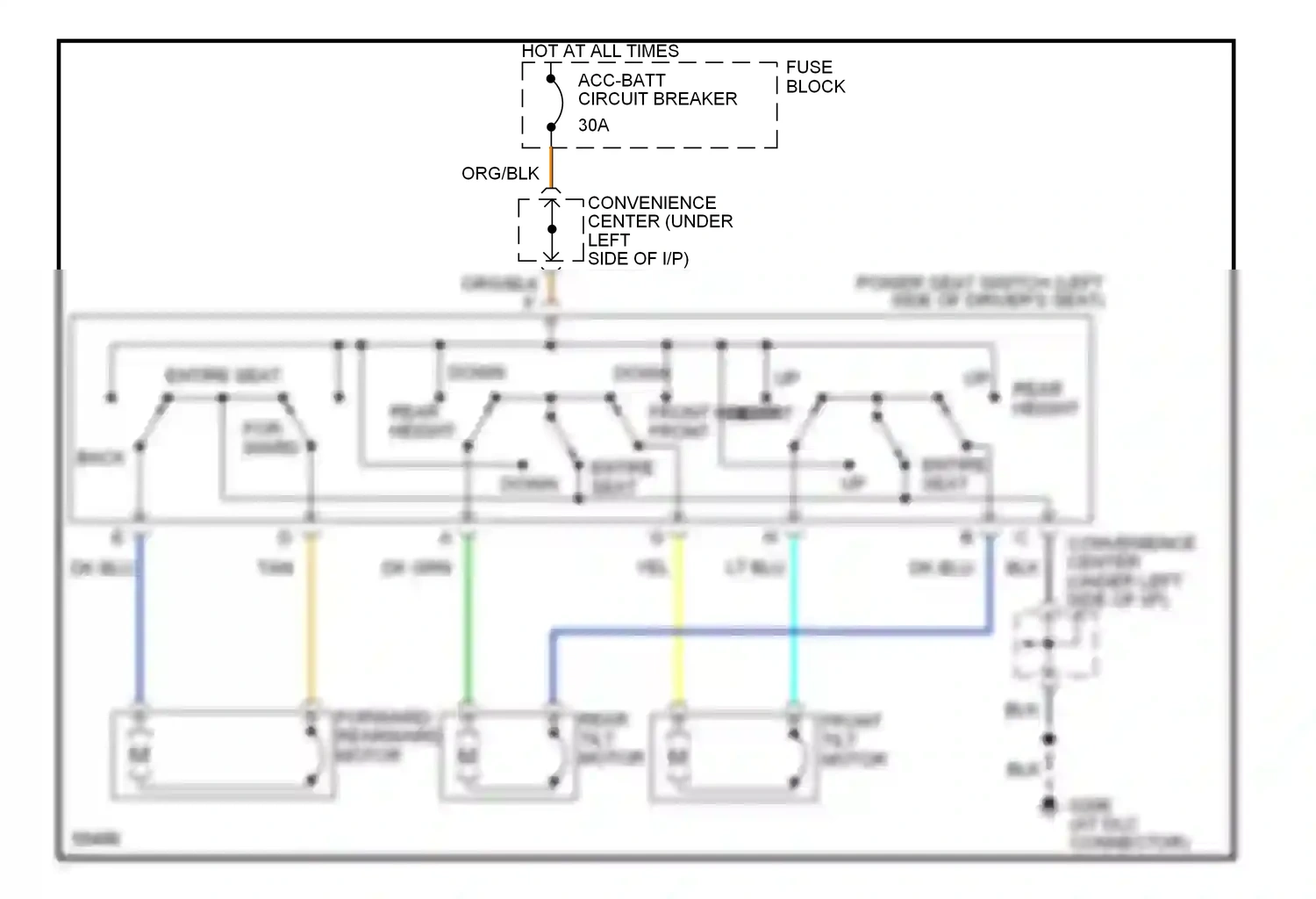 GMC Pickup C2500  (1985-2000) down down wiring diagram  (1 of 1)