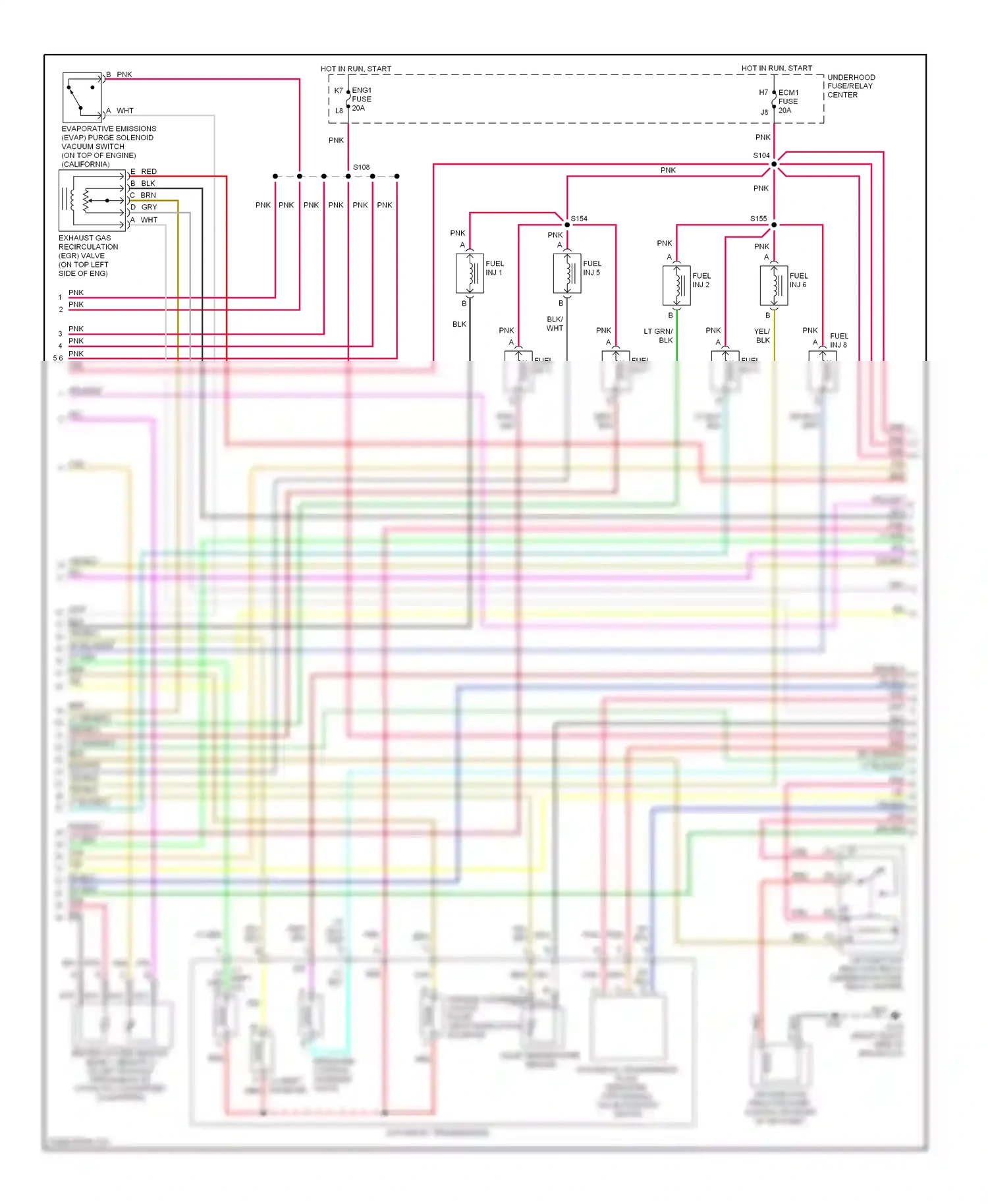 GMC Pickup C2500  (1985-2000) fluid temperature sensor wiring diagram  (1 of 1)