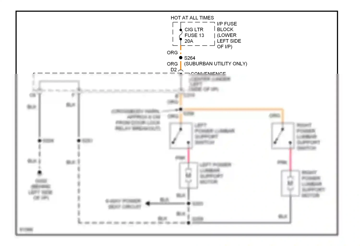 GMC Pickup C2500  (1985-2000) org/ wiring diagram  (190 of 233)