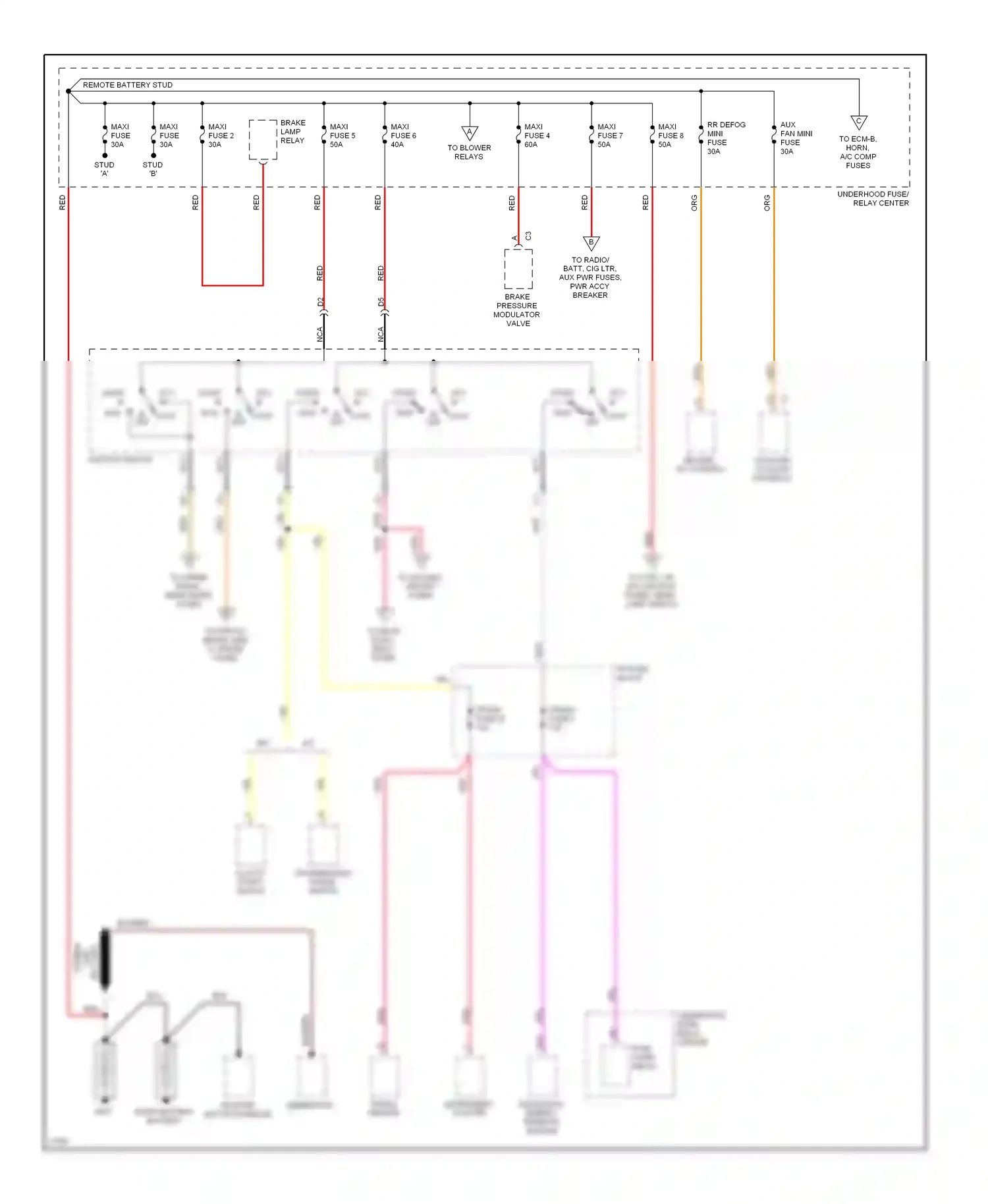 GMC Pickup C2500  (1985-2000) remote battery stud wiring diagram  (7 of 9)
