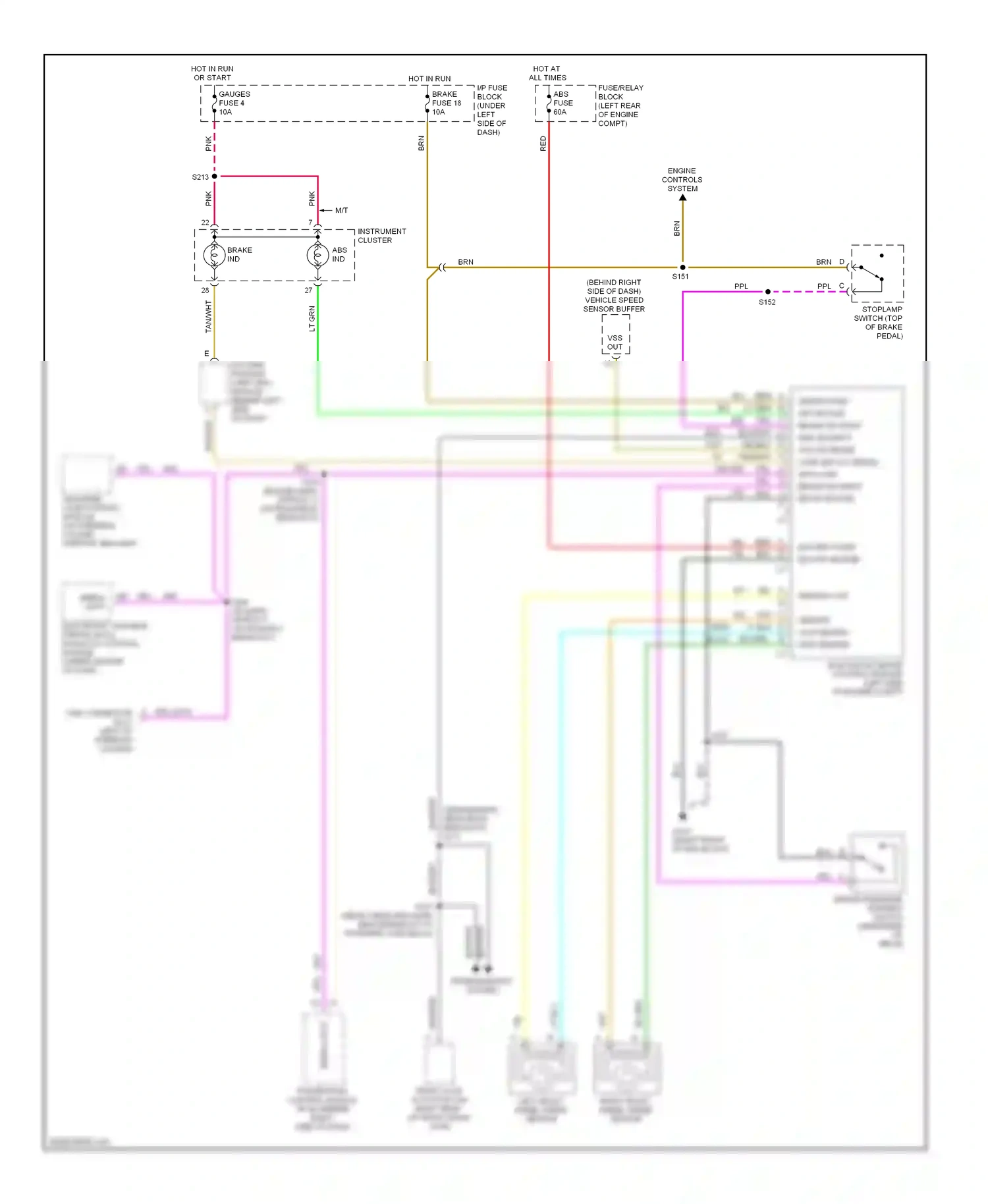GMC Pickup C2500  (1985-2000) serial data wiring diagram  (11 of 15)