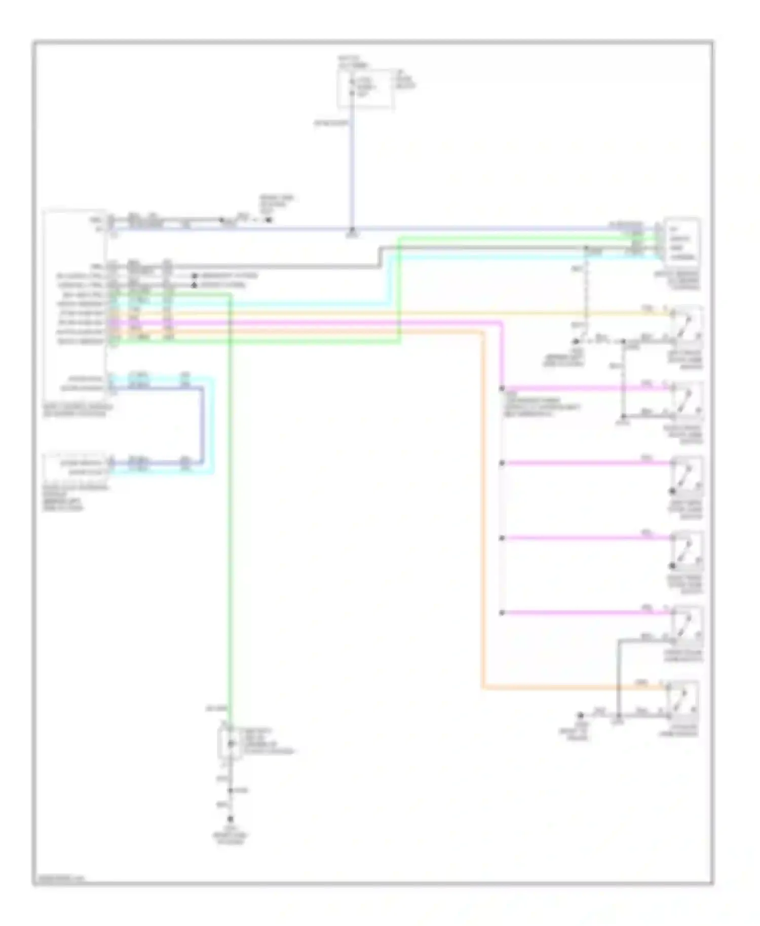 Pickup C3500 GMC  (1985-2000): Forced entry circuit