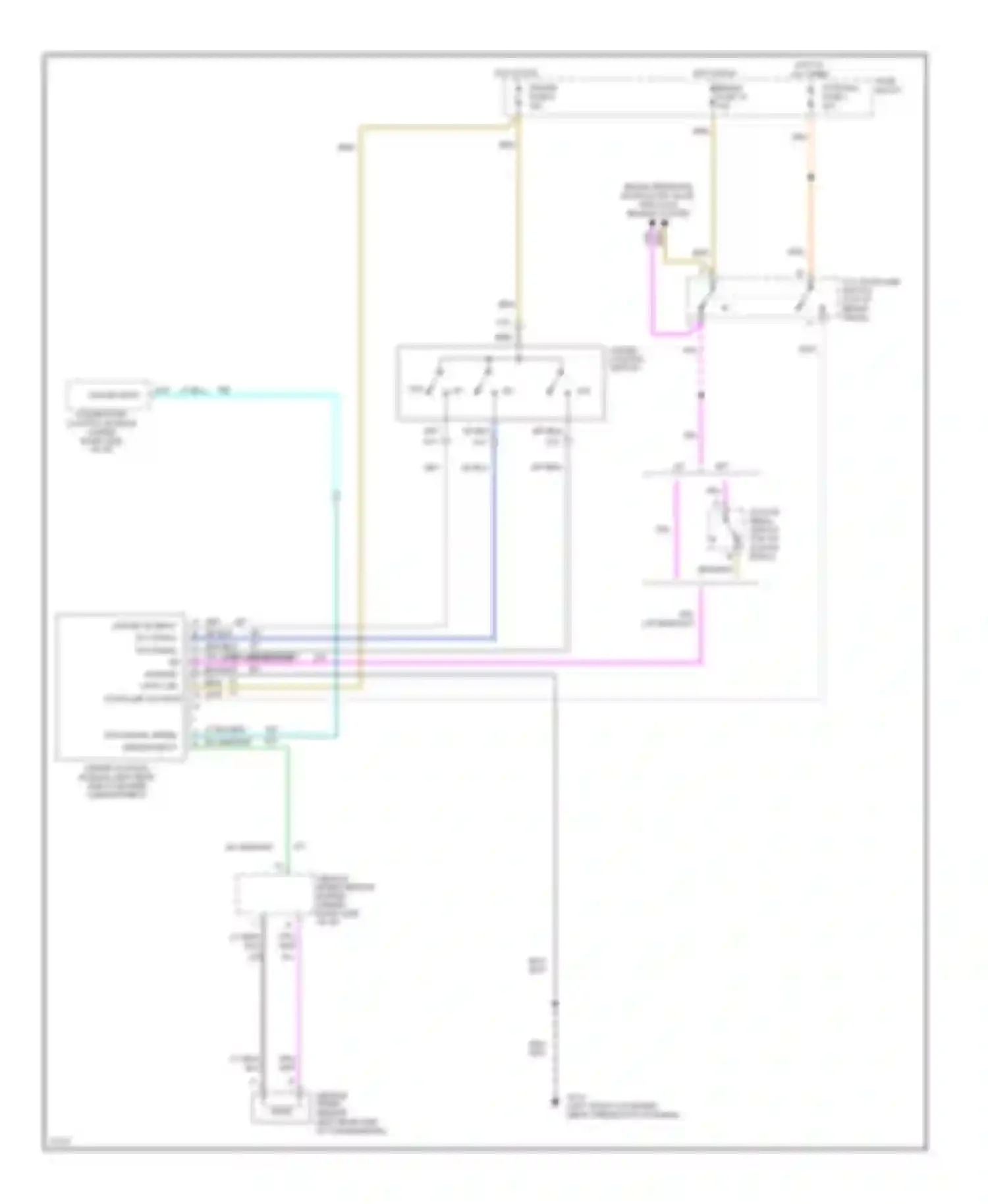 Pickup C3500 GMC  (1985-2000): 7.4l (vin n), cruise control circuit