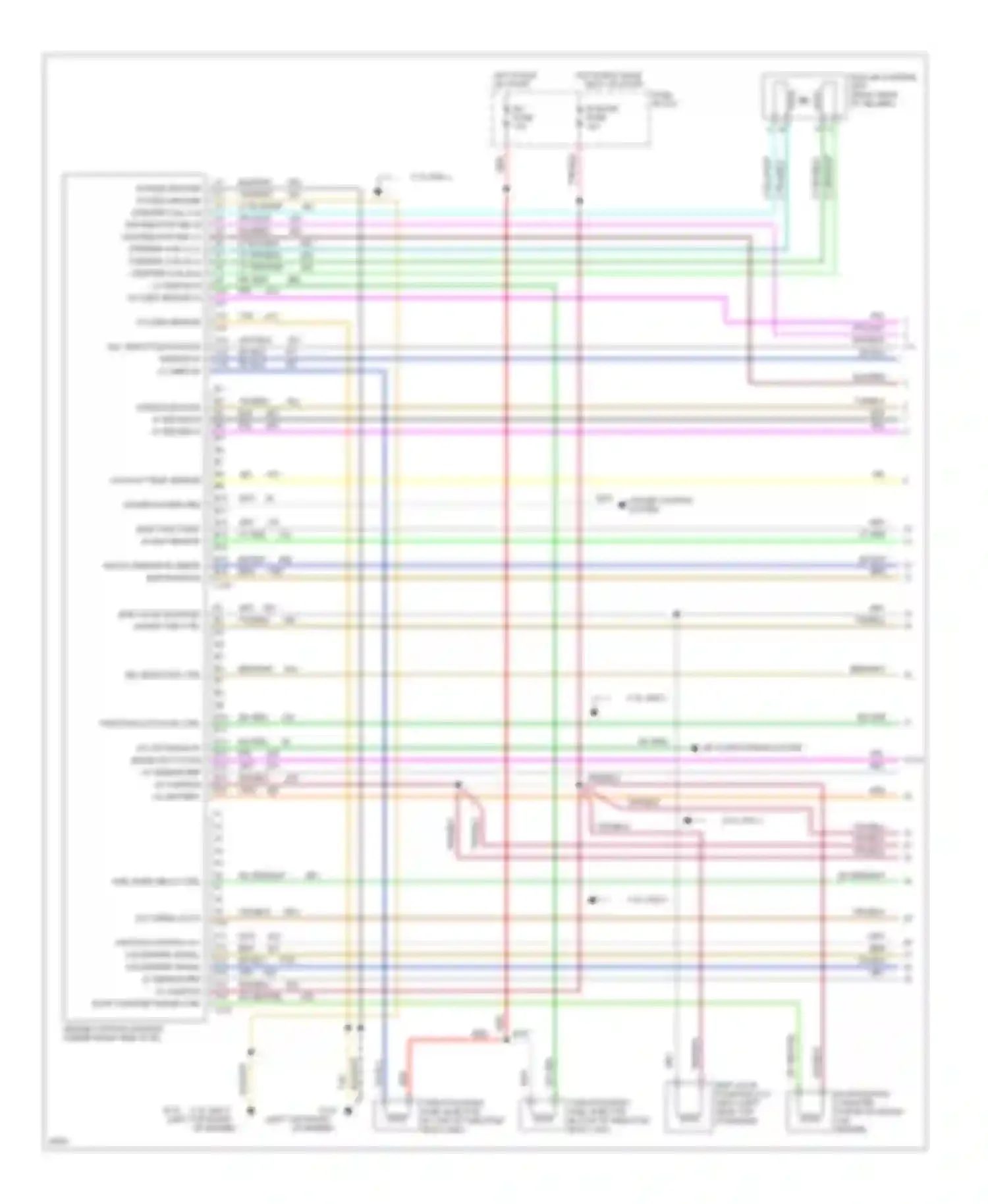 Pickup C3500 GMC  (1985-2000): Wiring diagram engine performance 4.3l (vin z)s, m/t (1 of 3)