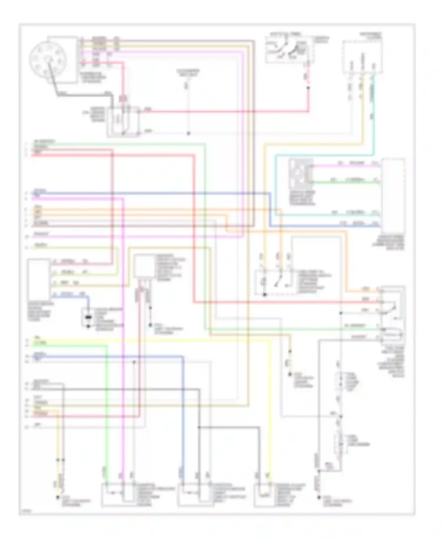 Pickup C3500 GMC  (1985-2000): Wiring diagram engine performance 5.0l (vin h)s, m/t (2 of 2)