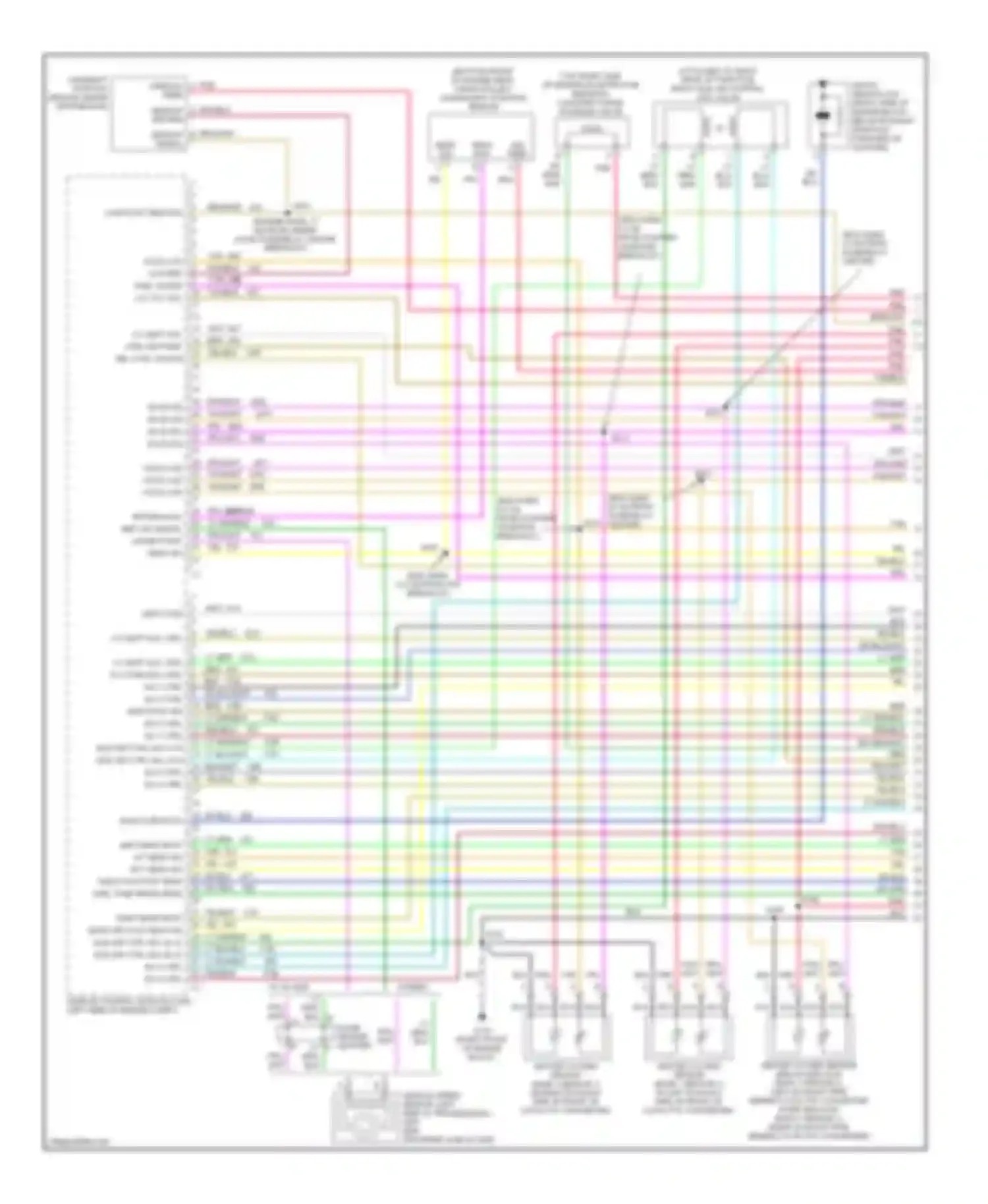 Pickup C3500 GMC  (1985-2000): Wiring diagram engine performance 5.7l vin ks (1 of 6)