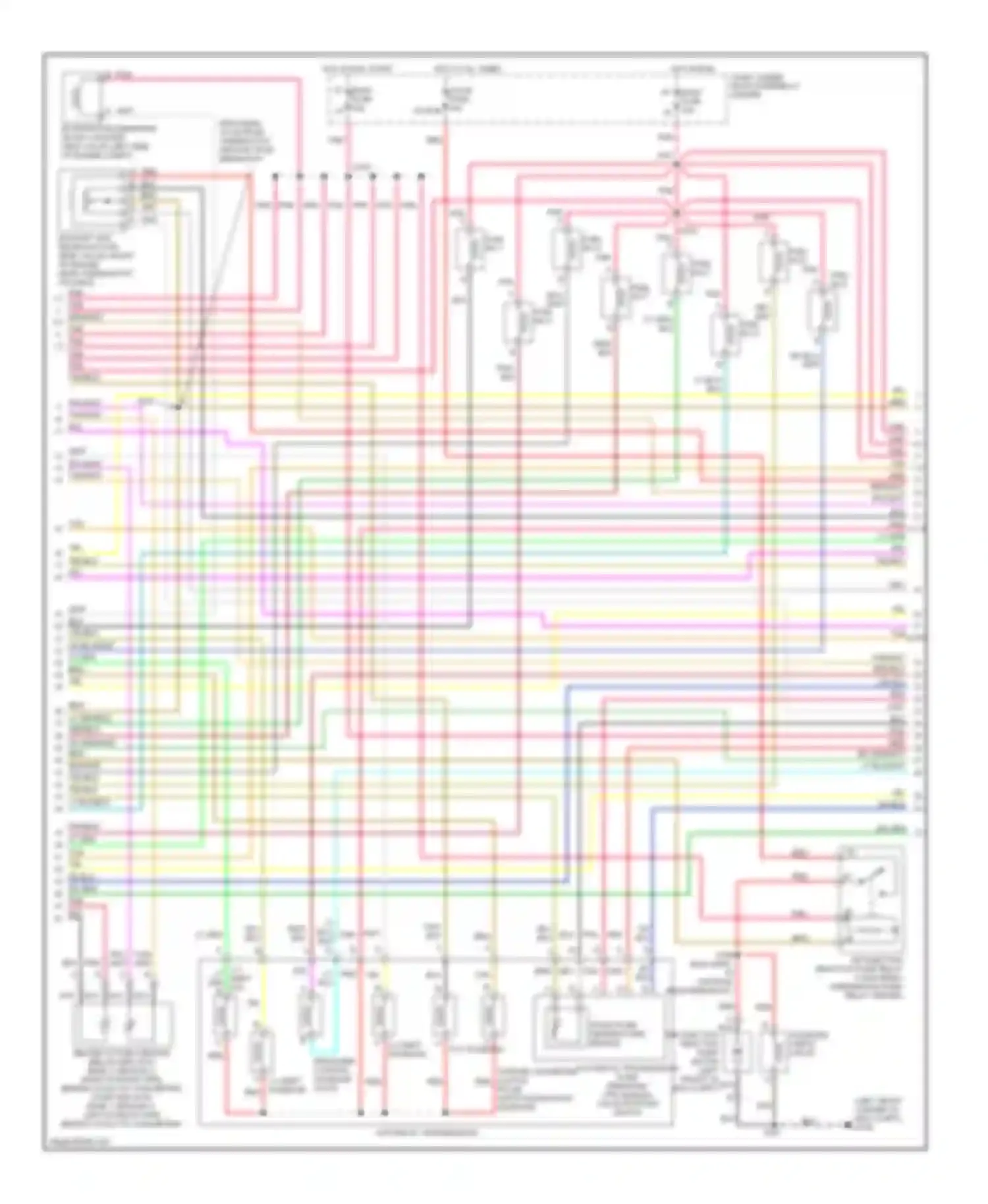 Pickup C3500 GMC  (1985-2000): Wiring diagram engine performance 5.7l vin ks (2 of 6)
