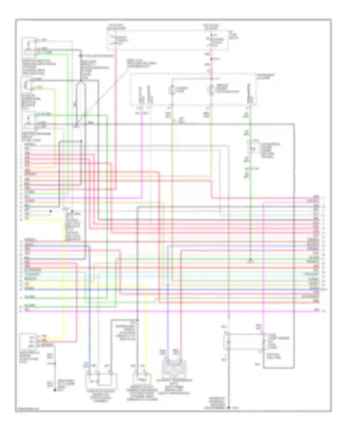 Pickup C3500 GMC  (1985-2000): Wiring diagram engine performance 5.7l vin ks (5 of 6)