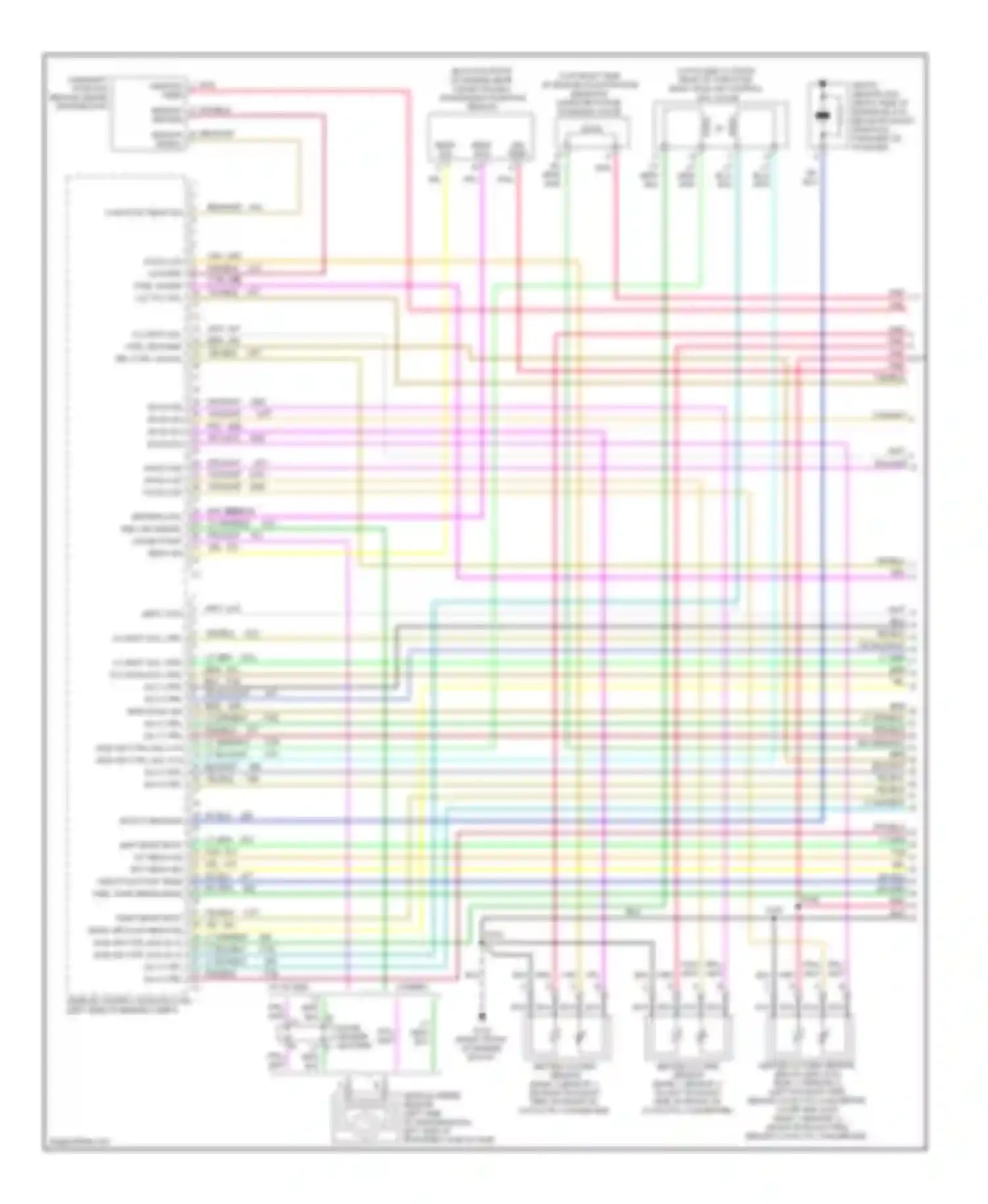 Pickup C3500 GMC  (1985-2000): Wiring diagram engine performance 5.7l (vin r)s (1 of 4)