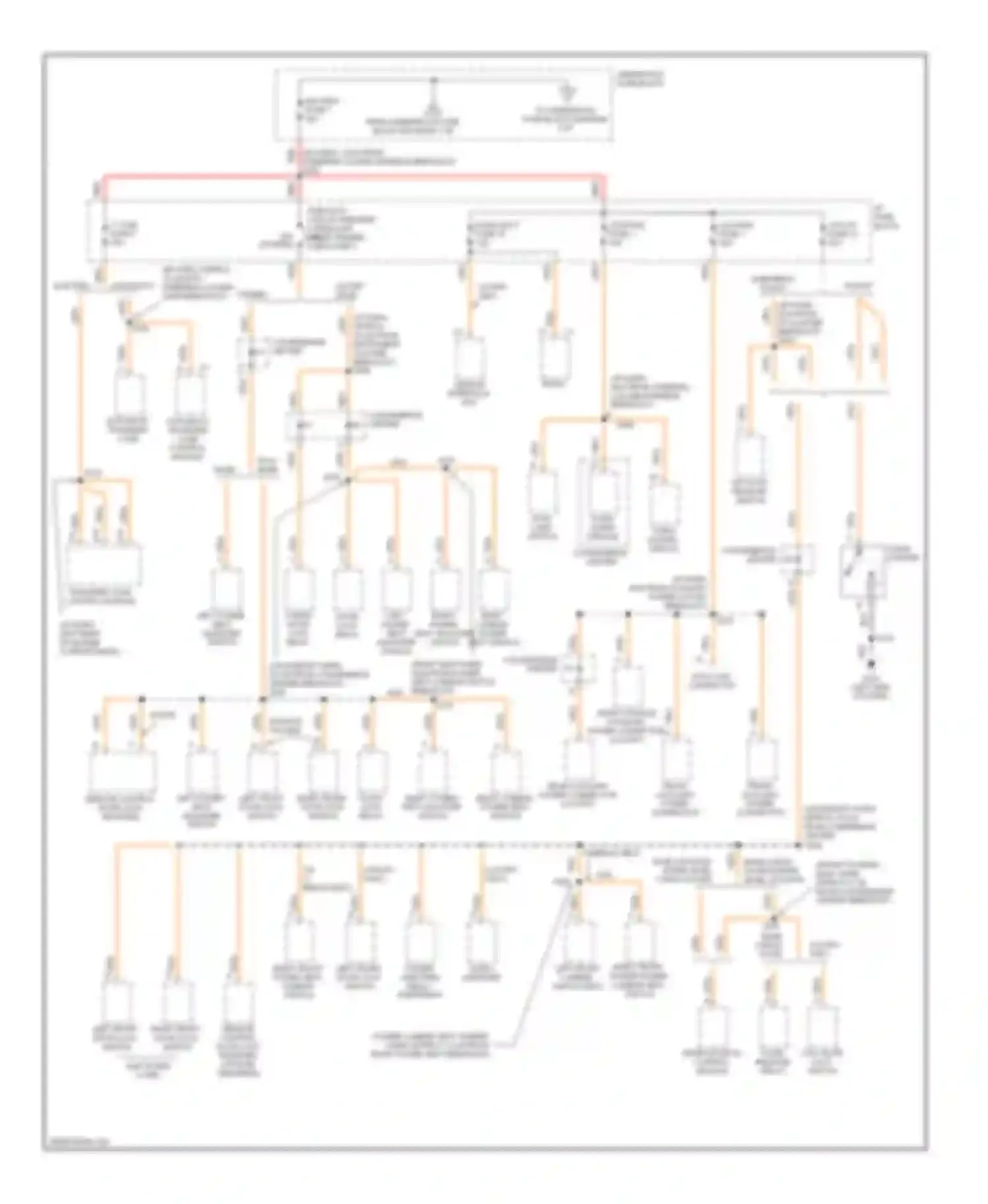 Pickup C3500 GMC  (1985-2000): Power distribution circuit (2 of 5)